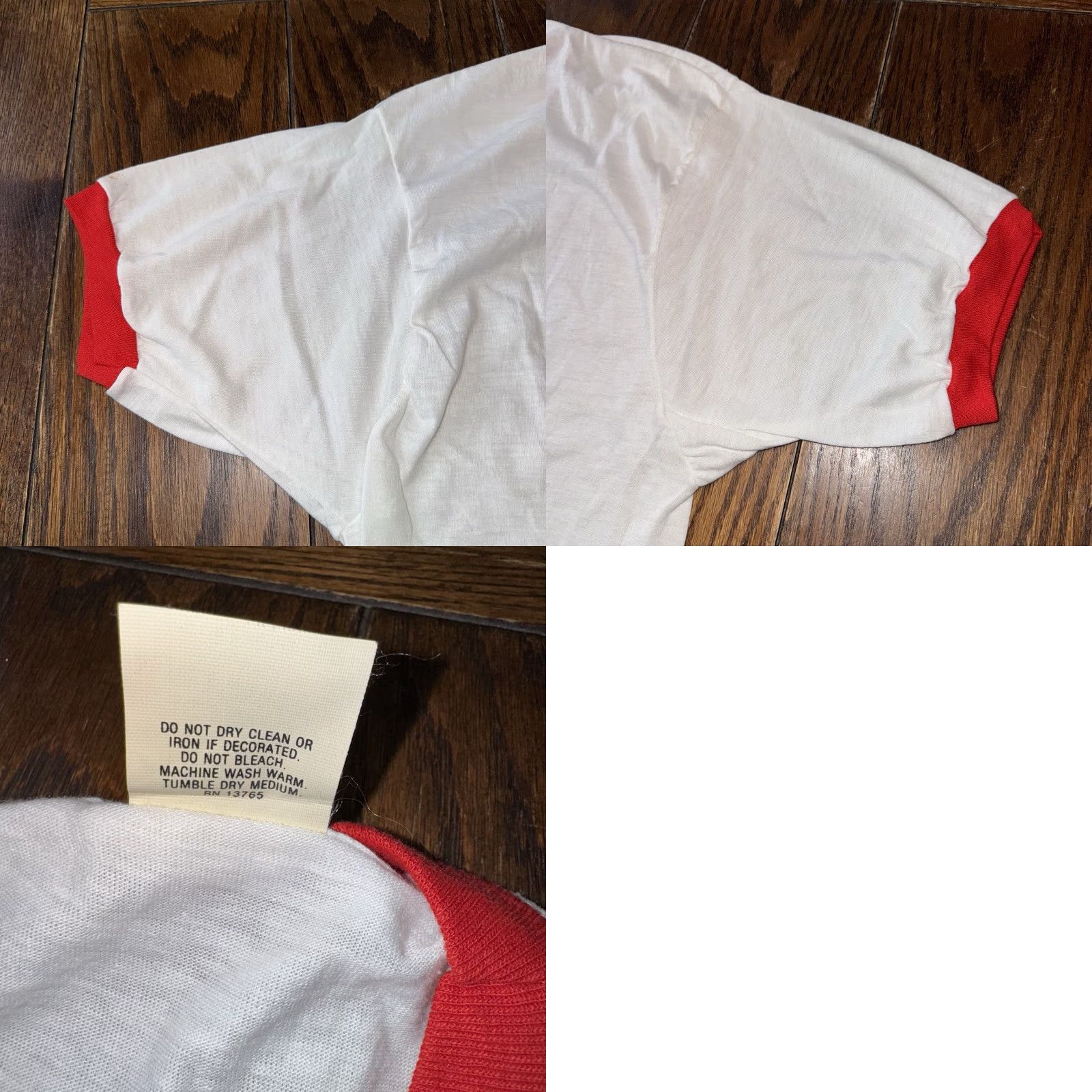Vintage VINTAGE Screen Stars T Shirt Ringer XL Buffalo USAF M.F.T. Is Coming 1980s Graphic Tee Men White Short Sleeve Crew Neck USA Buffalo 29" long by 20" Size US XL / EU 56 / 4 - 8 Thumbnail
