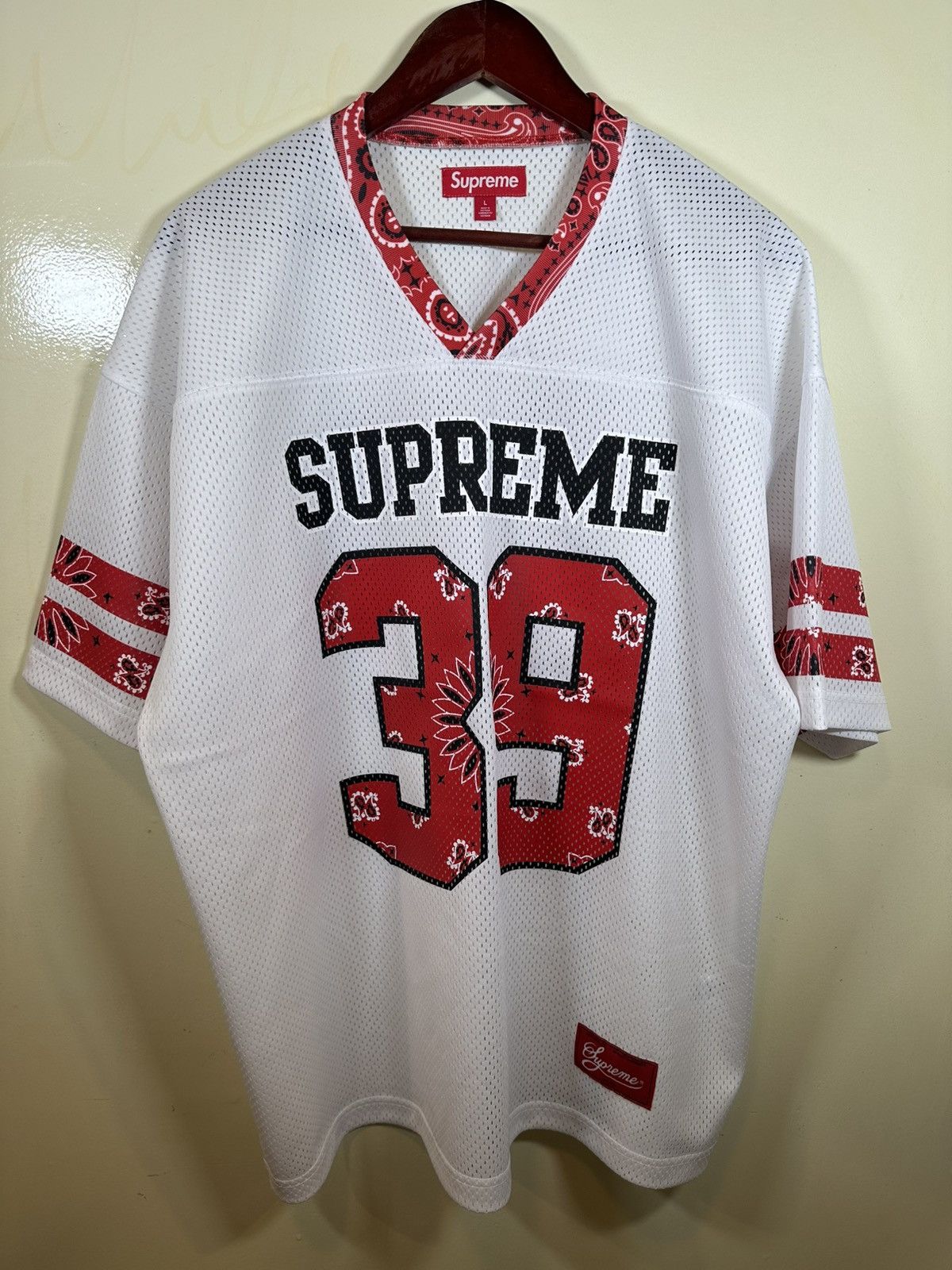 Supreme Supreme Bandana Football Jersey | Grailed