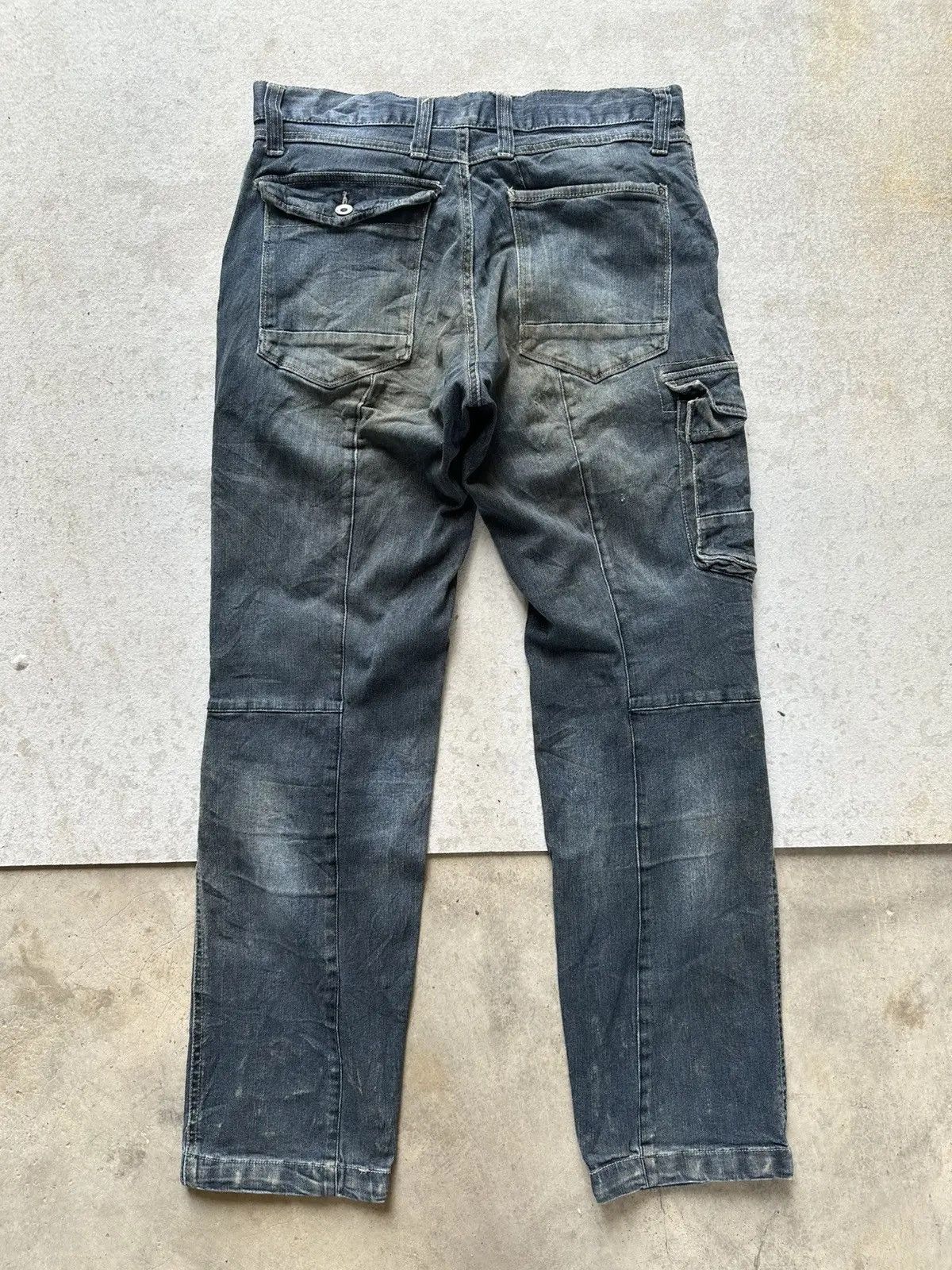 Rusty Rusty Dirty Japanese Brand IZ-7250 Work Wear Denim Pants Size US 32 / EU 48 - 12 Thumbnail