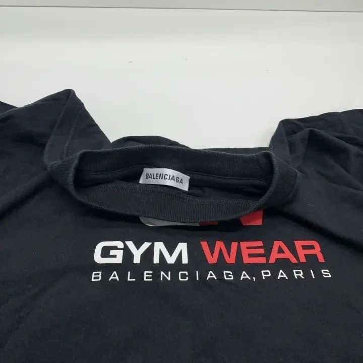 Balenciaga Balenciaga Black Graphic Short Sleeve T-Shirt 0079-2507 Size XS / US 0-2 / IT 36-38 - 3 Thumbnail