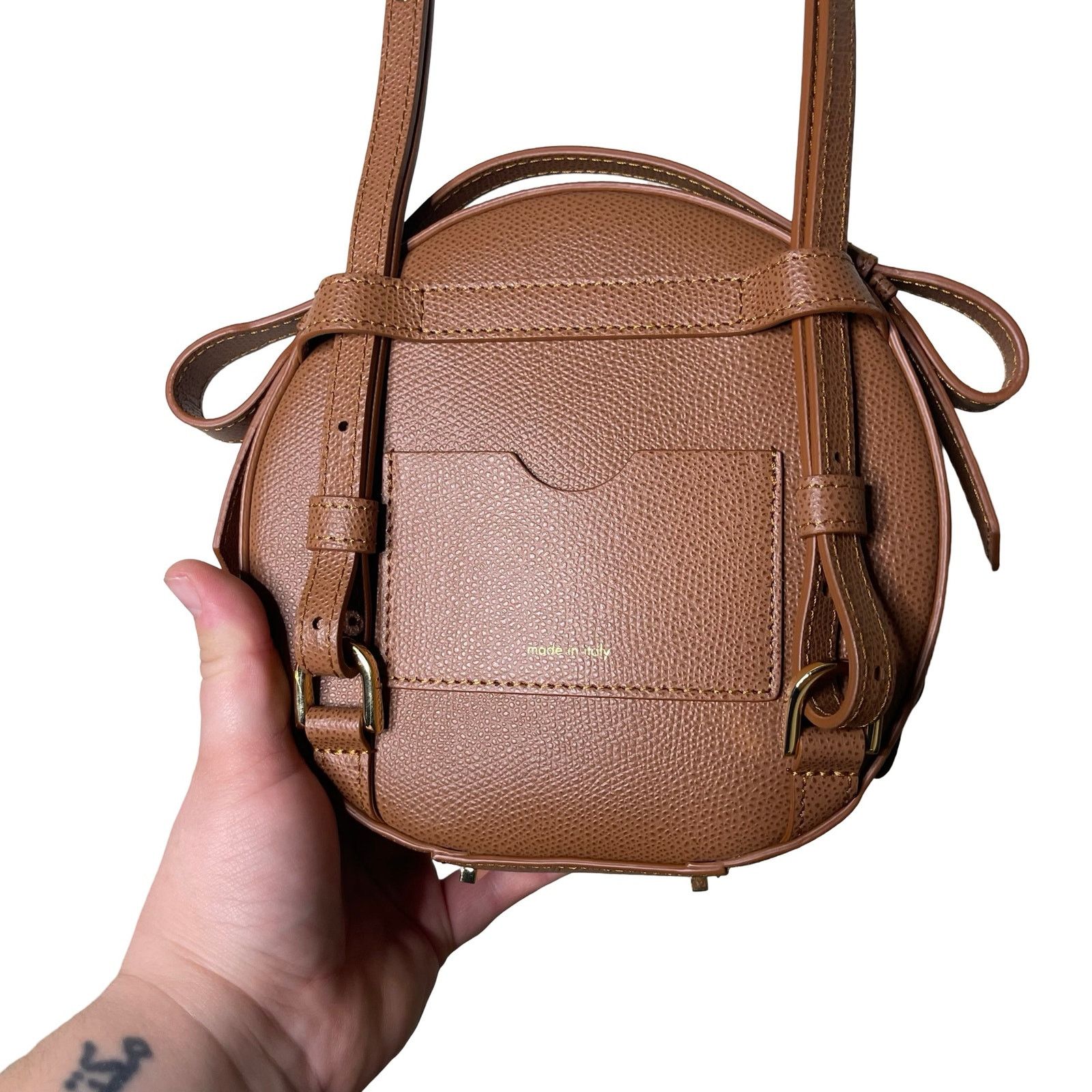 Other New SENREVE Circa Bag In Chestnut pebble leather Size ONE SIZE - 4 Thumbnail