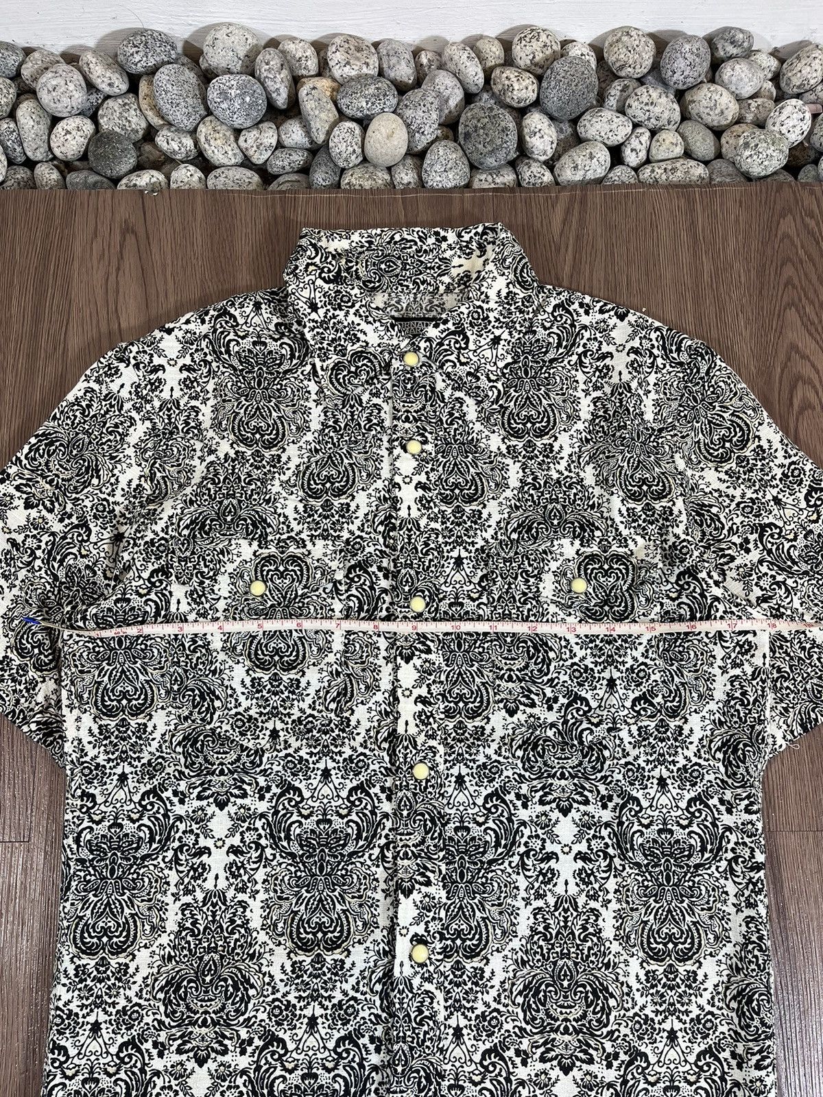 Tornado Mart Tornado Mart Baroque Pattern Short Sleeve Shirt Size US S / EU 44-46 / 1 - 10 Thumbnail