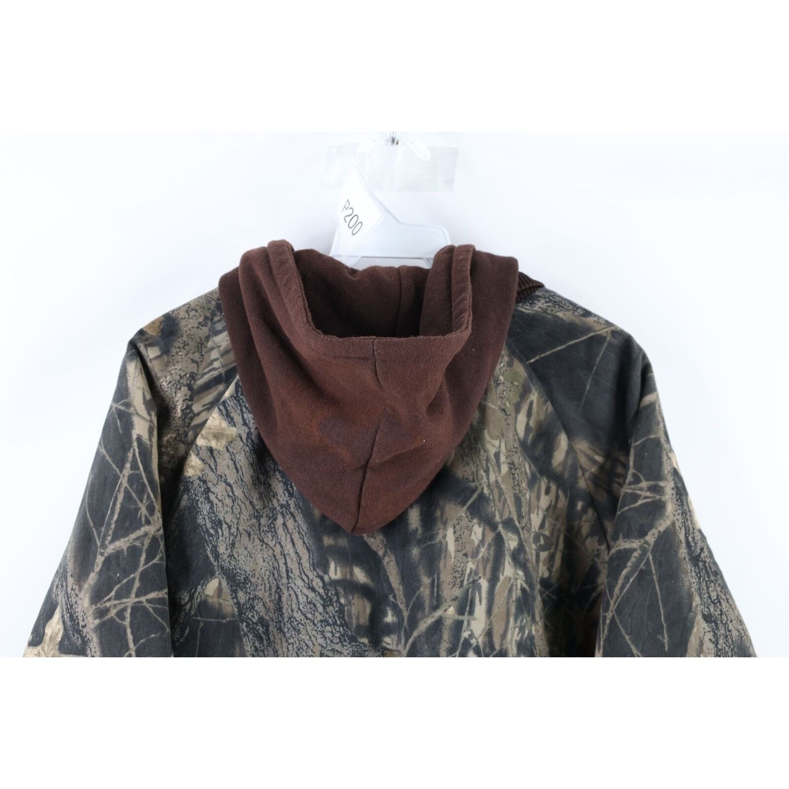 Cabelas × Vintage Vintage Cabelas Mens Size Small Quilt Lined Hooded Mossy Oak Size US S / EU 44-46 / 1 - 6 Thumbnail