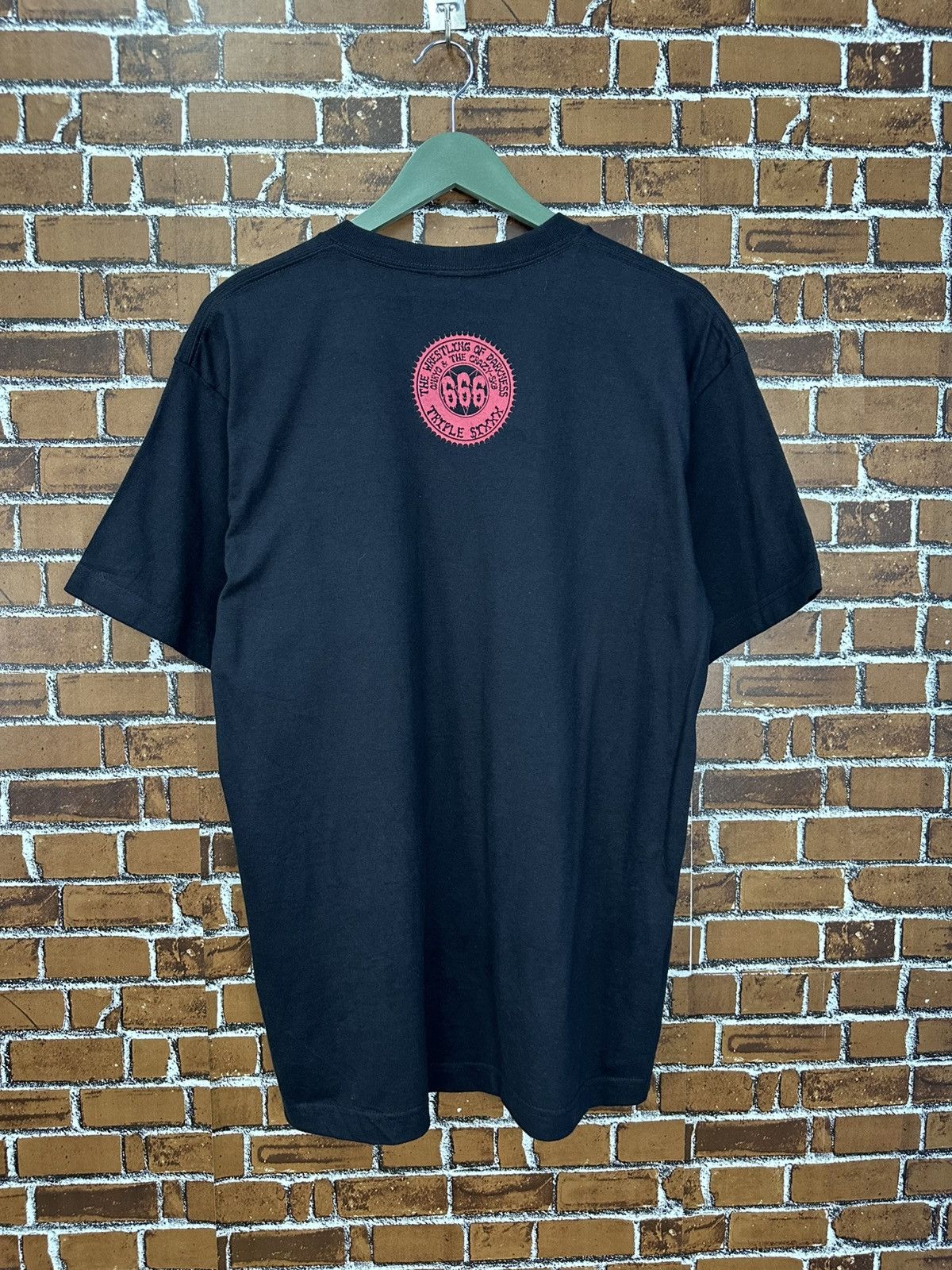 Punk and Yo Ram of God Triple Six The Wrestling Punk Tshirt A985 Size US L / EU 52-54 / 3 - 3 Thumbnail