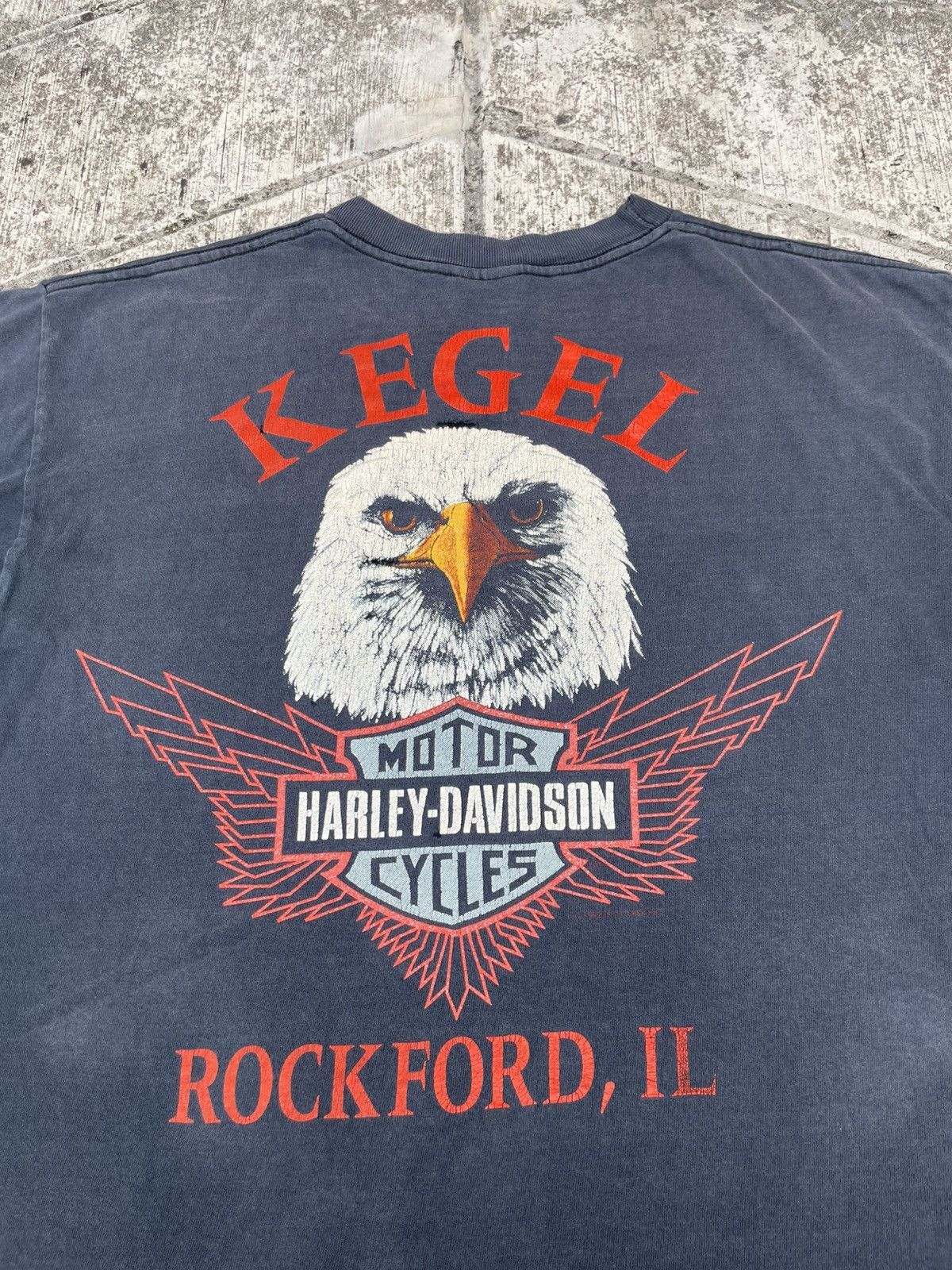 Harley Davidson Vintage Harley Davidson 1993 Size US XL / EU 56 / 4 - 2 Thumbnail