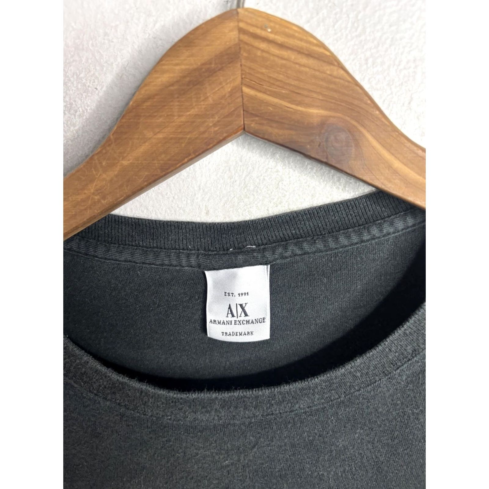 Armani Exchange VINTAGE Armani Exchange Shirt Mens Extra Large Black South Beach Graphic Tee A|X Logo Shirt Mens Graphics Tee Black South Beach 90s Pattern Size US M / EU 48-50 / 2 - 3 Thumbnail