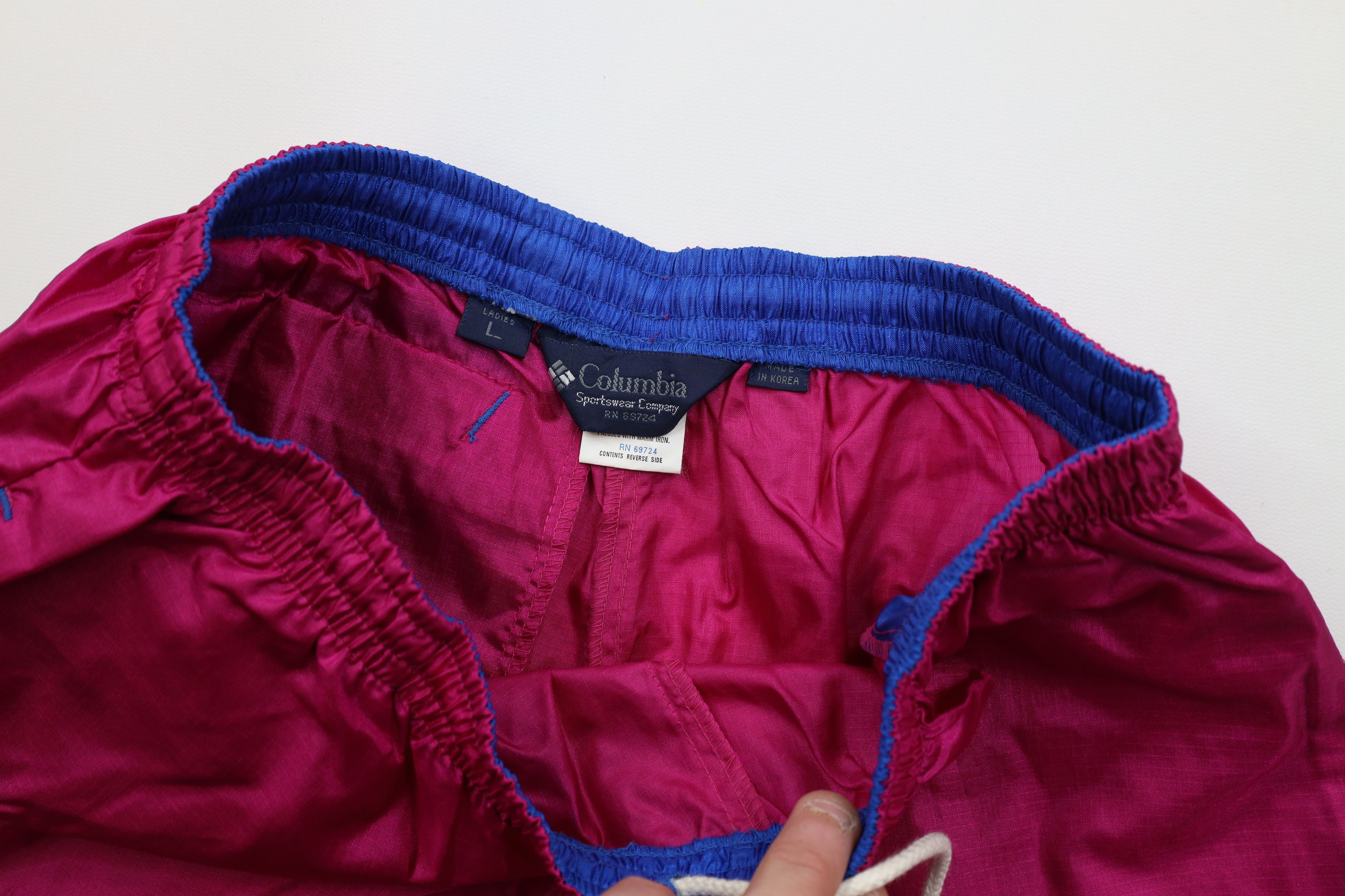 Columbia Vtg 80s 90s Columbia Ripstop Rain Windbreaker Joggers Pants Size 30" / US 8 / IT 44 - 9 Thumbnail