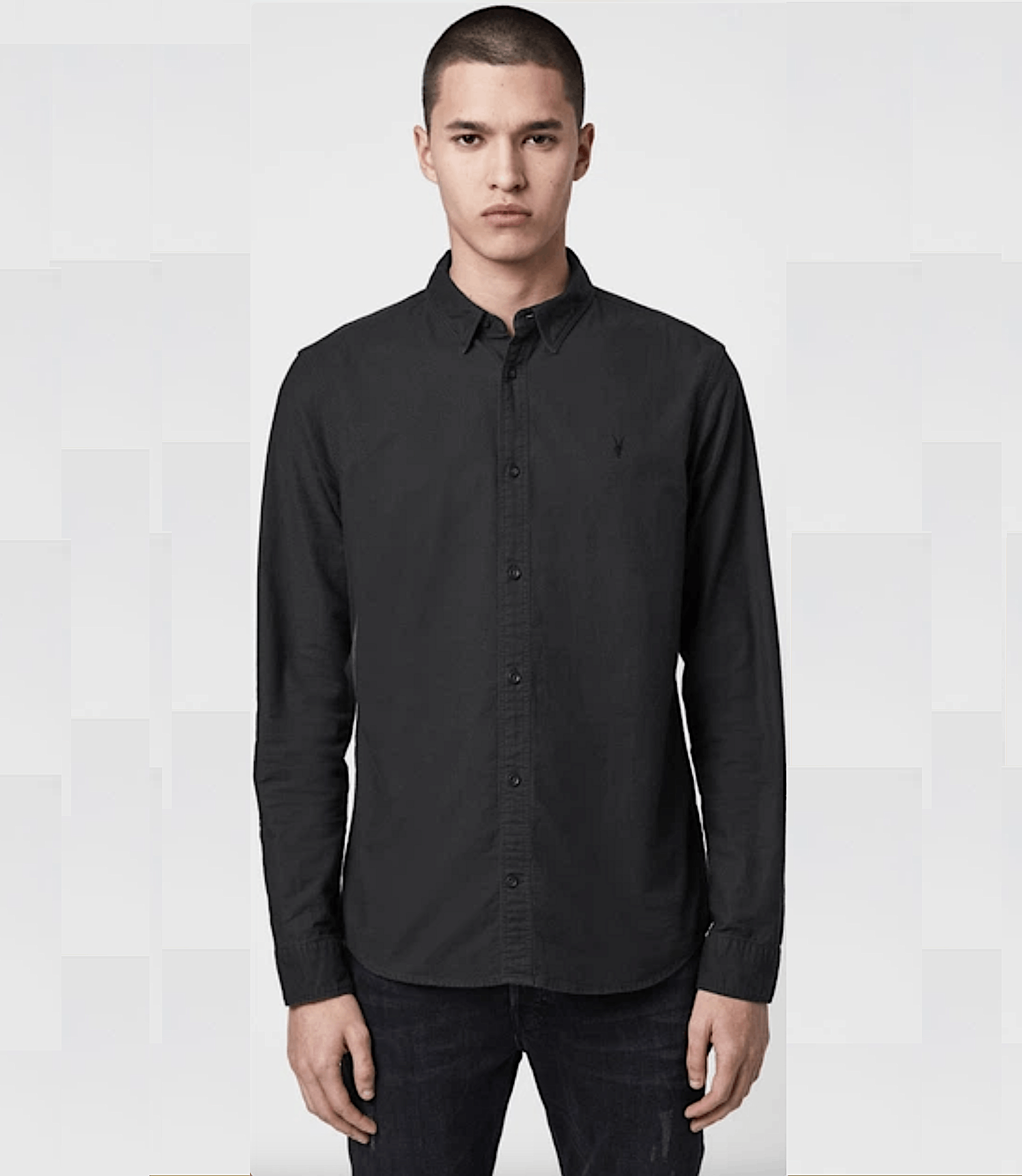 Allsaints All Saints classic black LS shirt Size US M / EU 48-50 / 2 - 1 Thumbnail