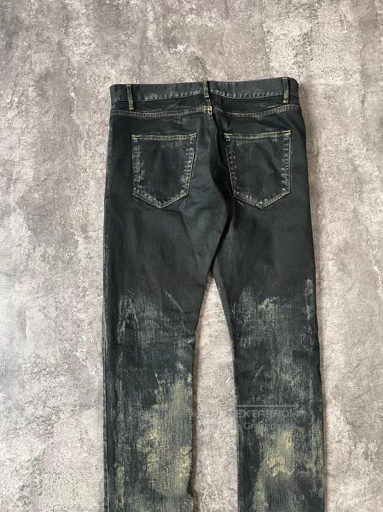Saint Laurent Paris Saint Laurent Paris Oil-stained worn-out destroyed denim j Size US 32 / EU 48 - 8 Thumbnail