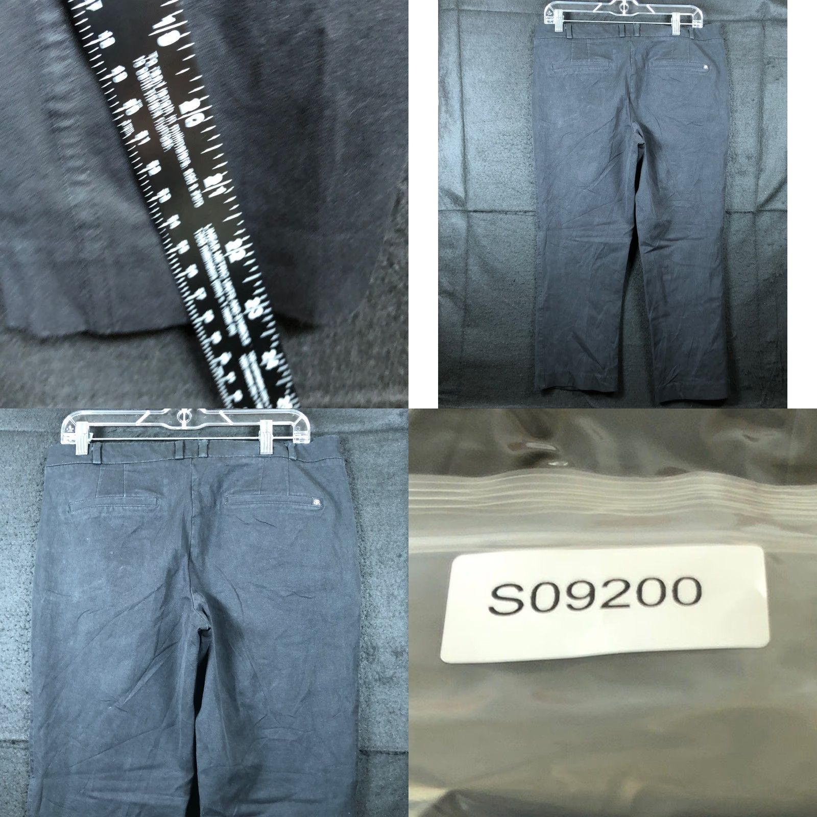 Banana Republic Banana Republic Womens Pants Black Mid Rise Chino Straight Capri Stretch 10 Size 24" / US 00 / IT 34 - 8 Thumbnail