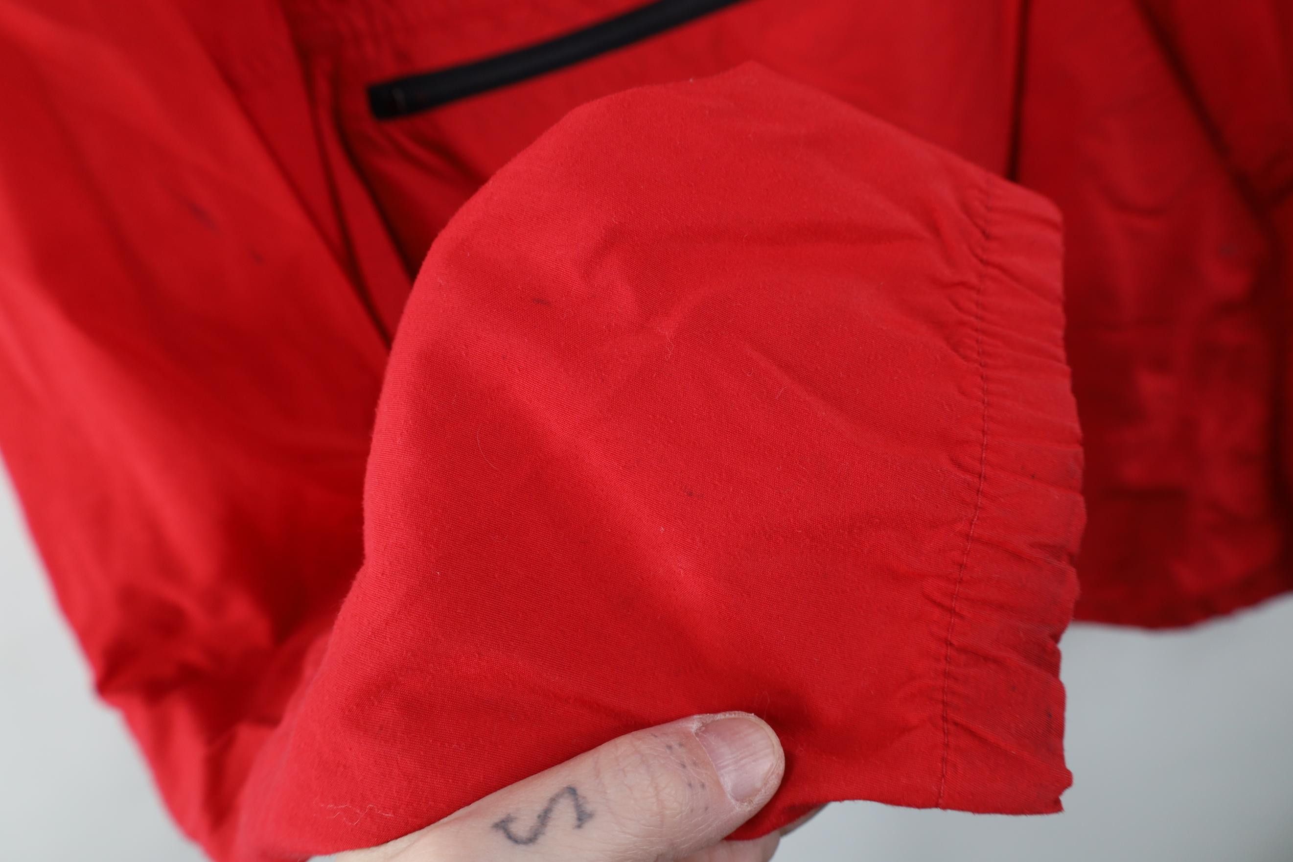 L.L. Bean Vintage 90s LL Bean Hooded Anorak Windbreaker Jacket Red USA Size US XXL / EU 58 / 5 - 12 Thumbnail