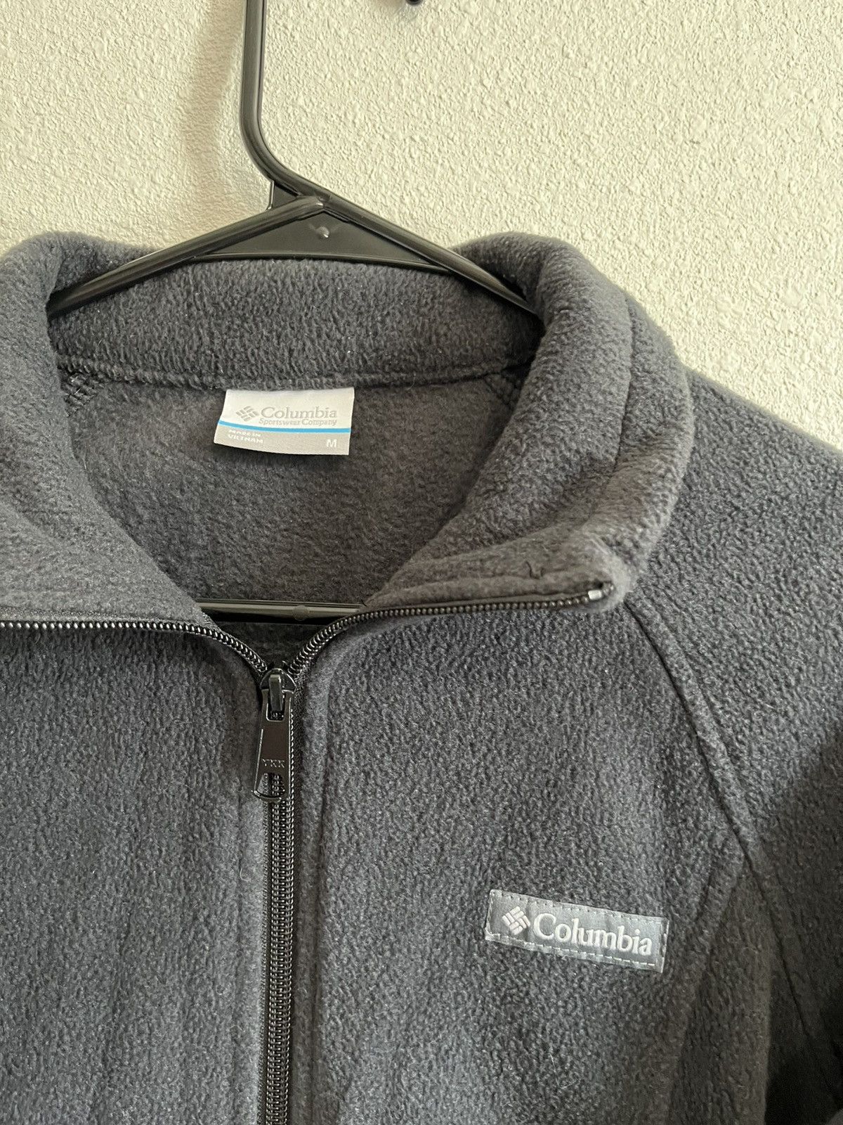 Columbia Columbia Full Zip Fleece Jacket Charcoal Gray (M) Size M / US 6-8 / IT 42-44 - 3 Thumbnail