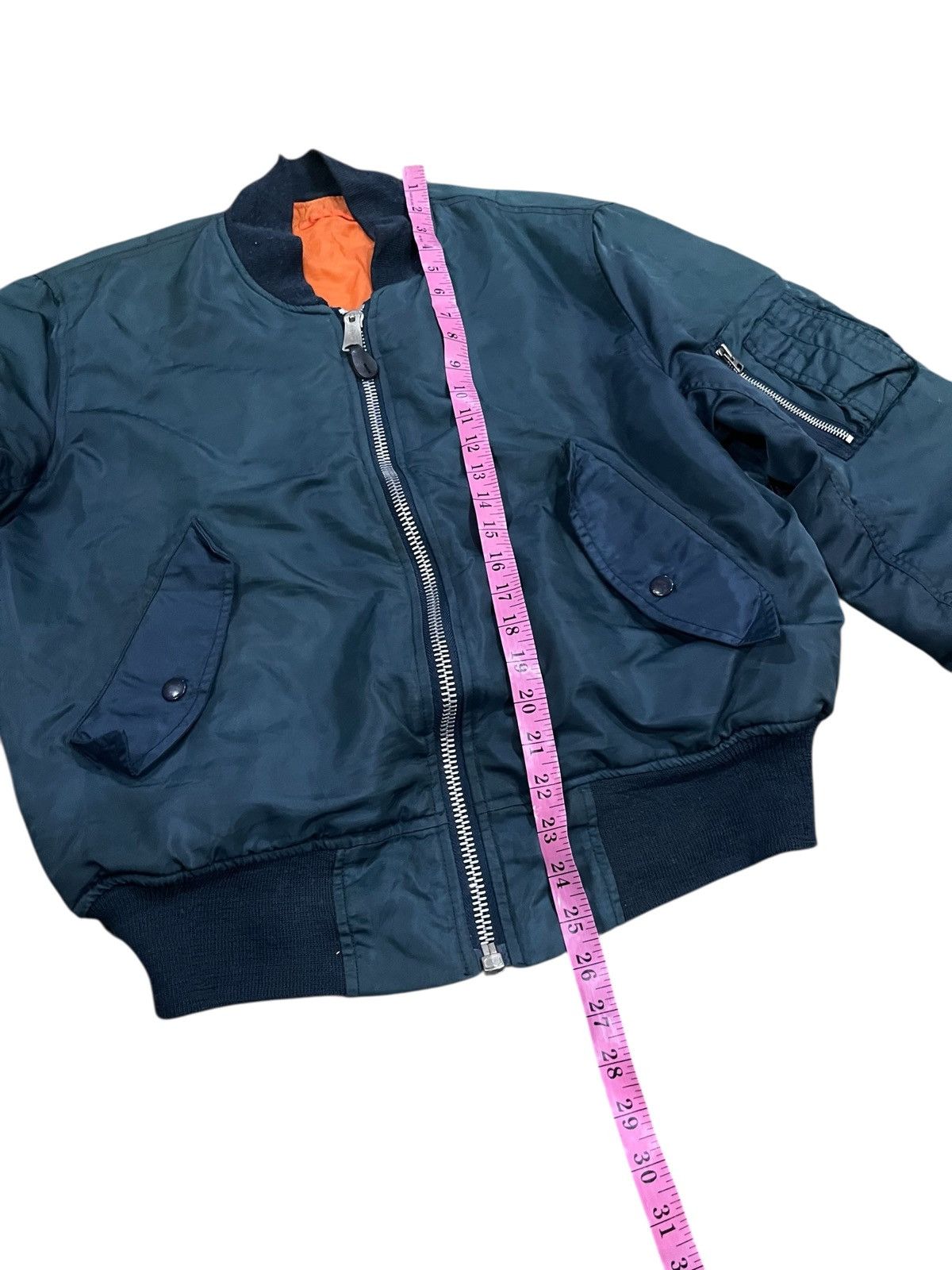 Alpha Industries vintage MA-1 ALPHA INDUSTRIES BOMBERS JAKET Size US M / EU 48-50 / 2 - 13 Thumbnail
