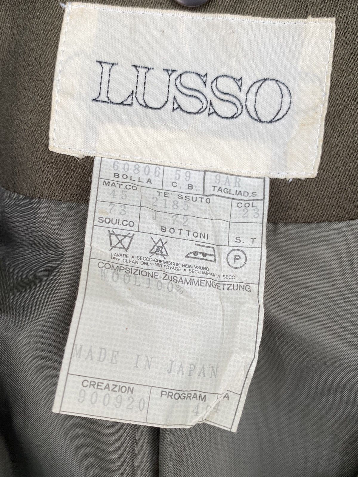 Japanese Brand × Vintage Lusso Dark Green Jacket Size M / US 6-8 / IT 42-44 - 10 Thumbnail