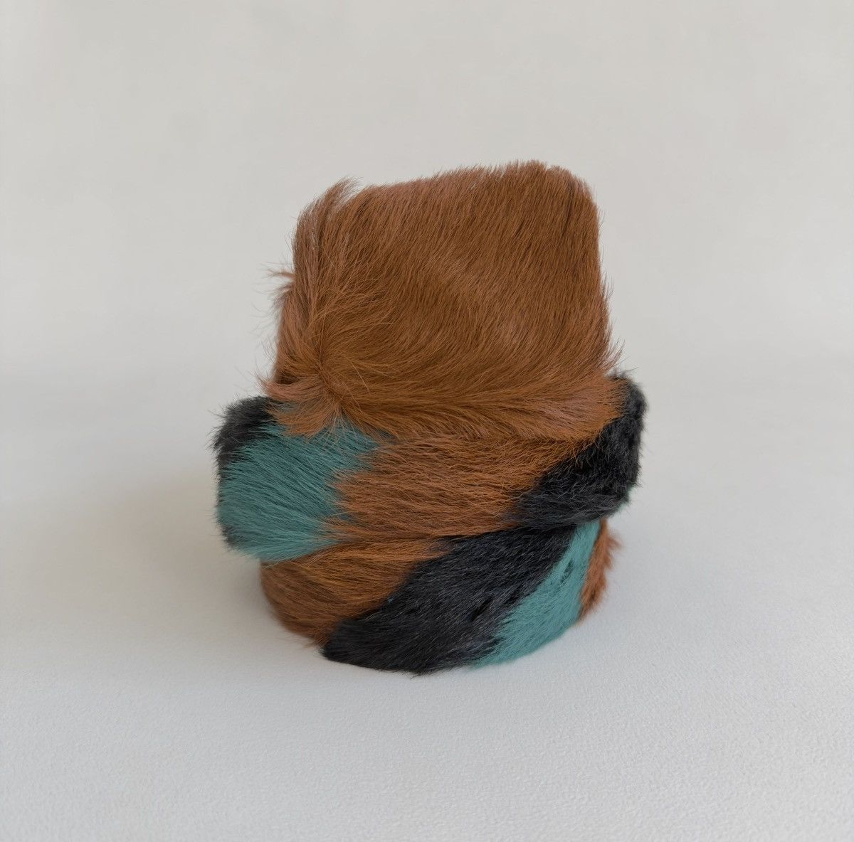 Prada A/W 17 Multicoloured Fur Belt Size 32 - 20 Thumbnail