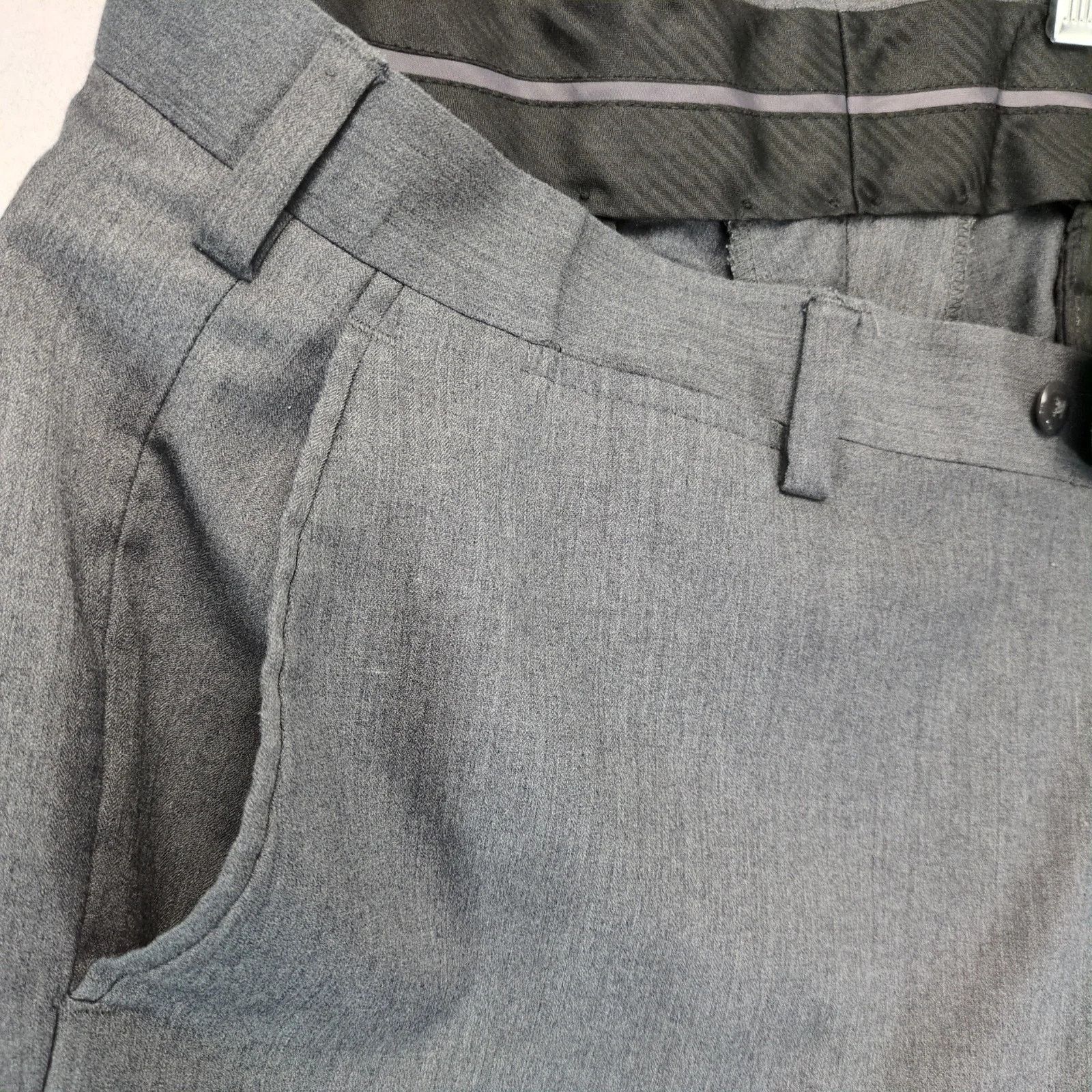 Other Louis Raphael Gray Dress Pants Men's 40x31 Slacks Flat Front Size 40S - 10 Thumbnail