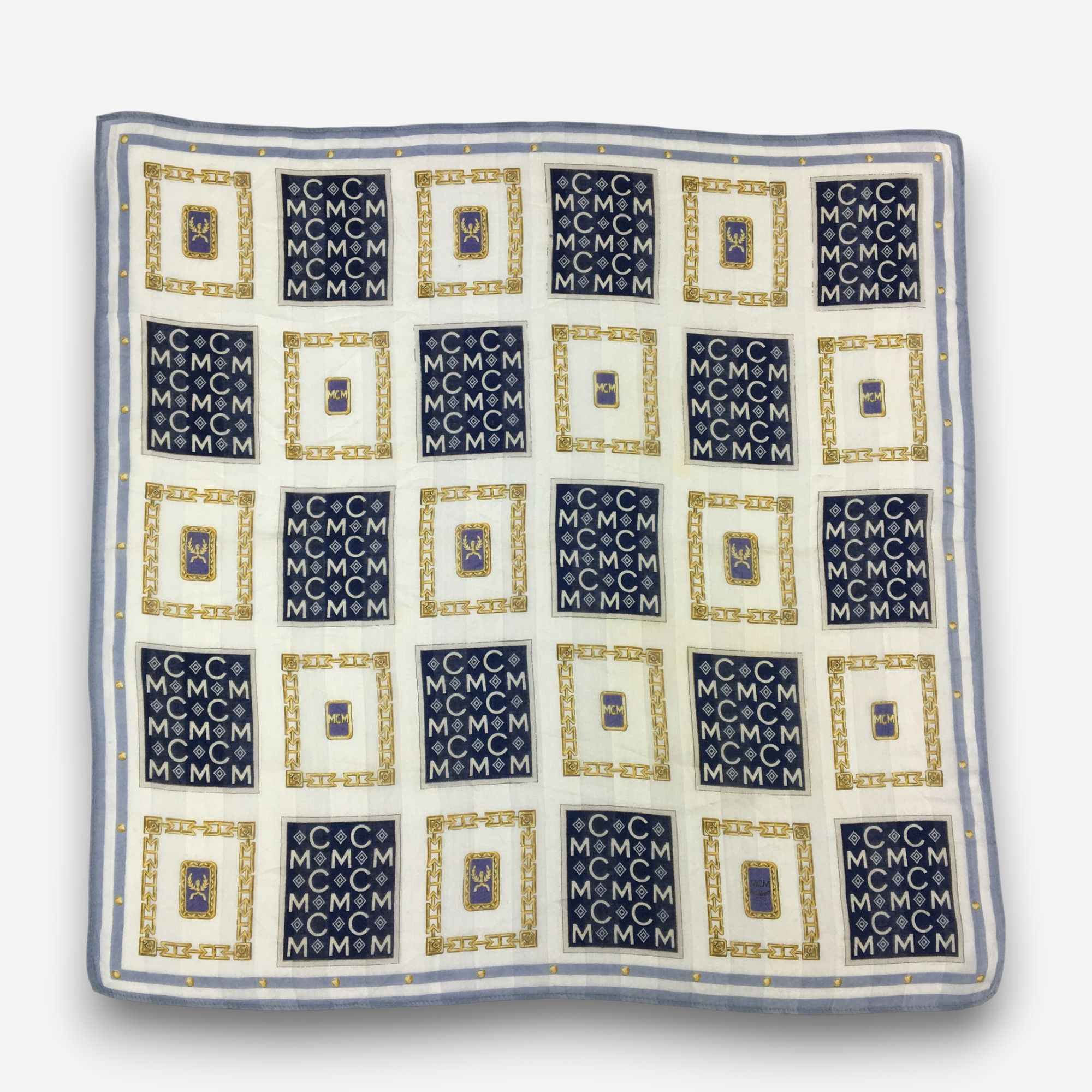 MCM Vintage MCM Handkerchief Pocket Square Bandana Size ONE SIZE - 2 Thumbnail