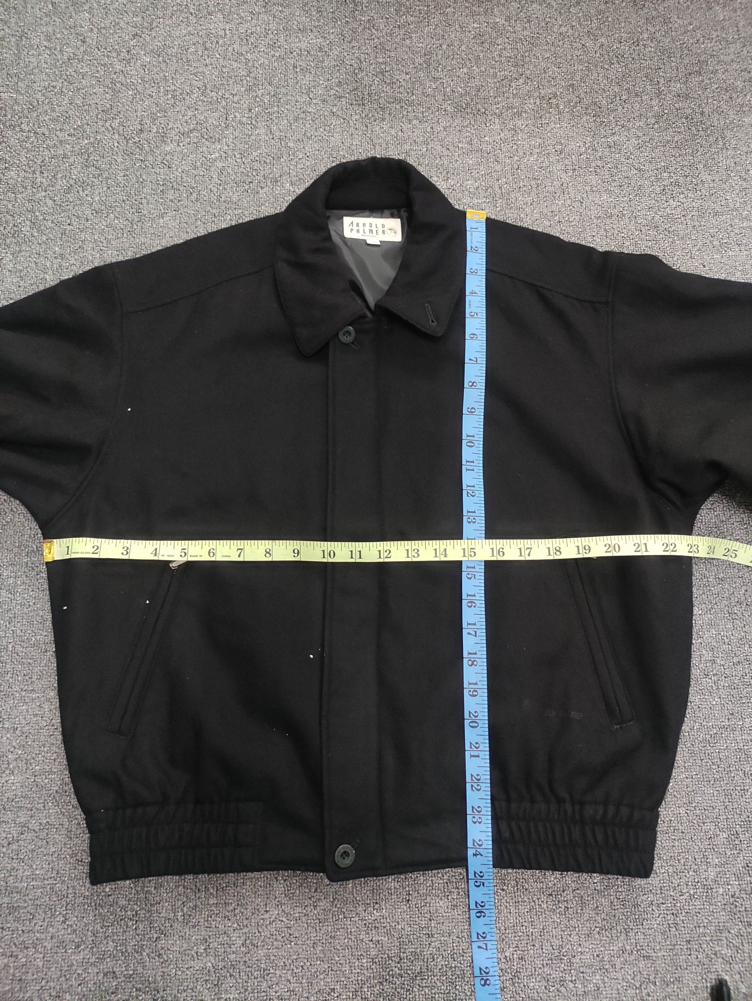 Vintage Vintage Arnold Palmer Varsity Jacket Wool Zipper Size US L / EU 52-54 / 3 - 13 Thumbnail