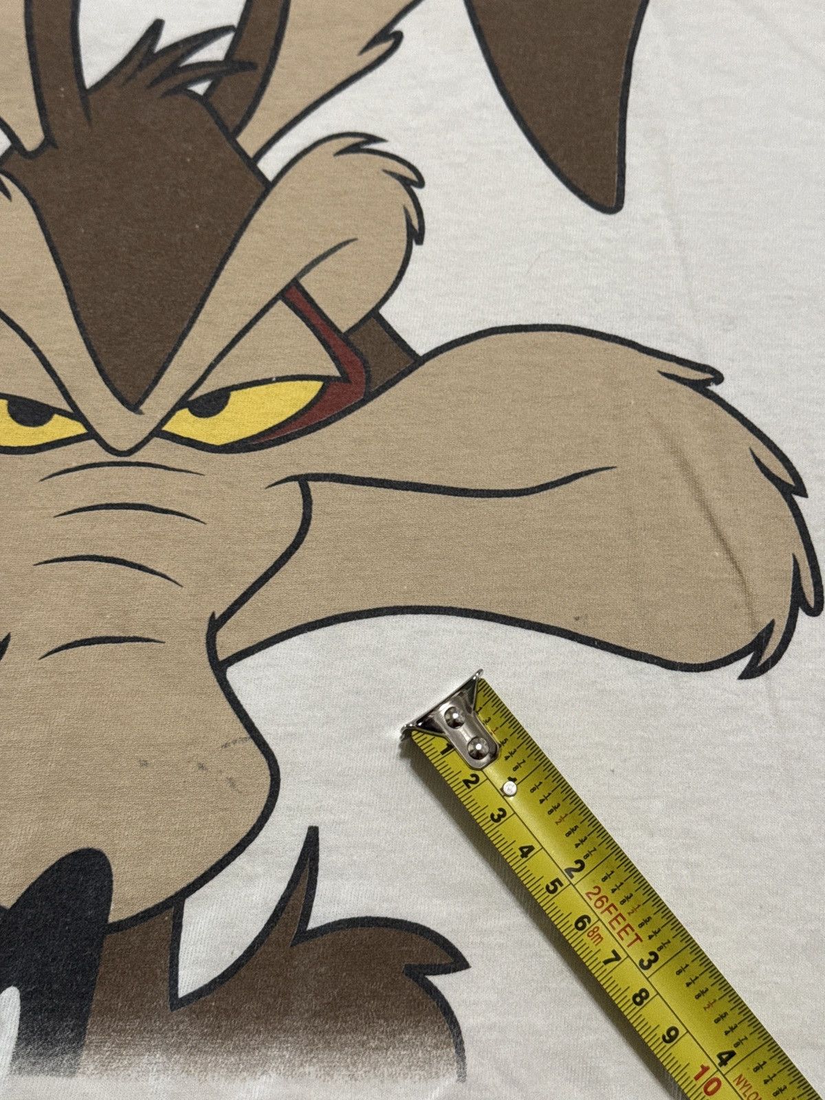 Vintage Wile Coyote Looney Tunes No Tailgating S/M 90s T Shirt Size US M / EU 48-50 / 2 - 8 Thumbnail