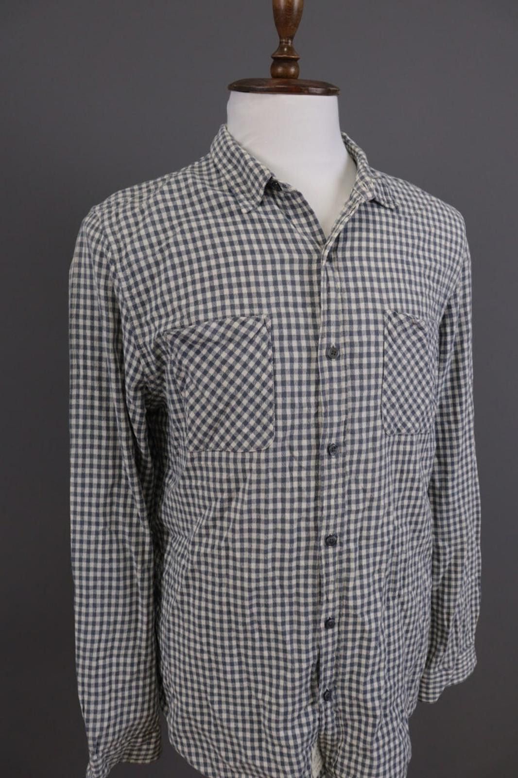 Denim & Supply Ralph Lauren Denim & Supply Ralph Lauren Gray Check Overshirt Shirt XL Size US XL / EU 56 / 4 - 9 Thumbnail