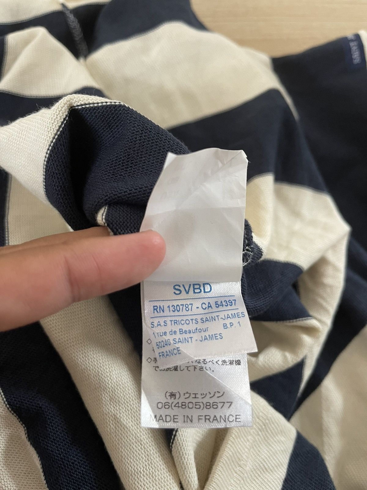 Saint James Rare SAINT JAMES Striped 2019 A$ap Rocky Size US L / EU 52-54 / 3 - 7 Thumbnail