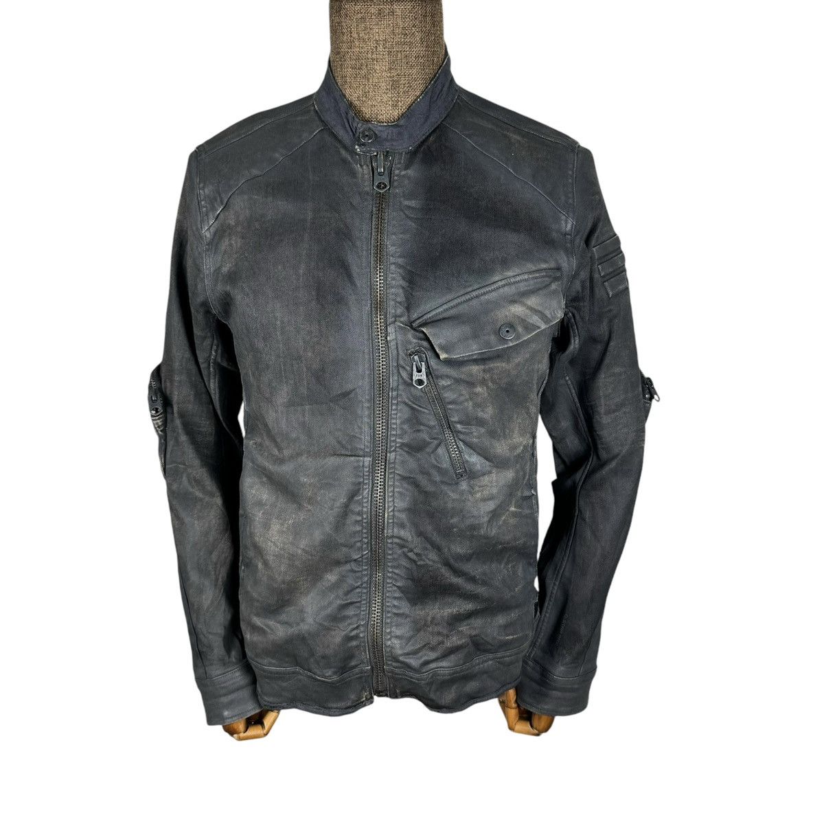 G-Star ☀️G STAR RAW BIKERS ZIPPER JACKET Size US M / EU 48-50 / 2 - 1 Thumbnail