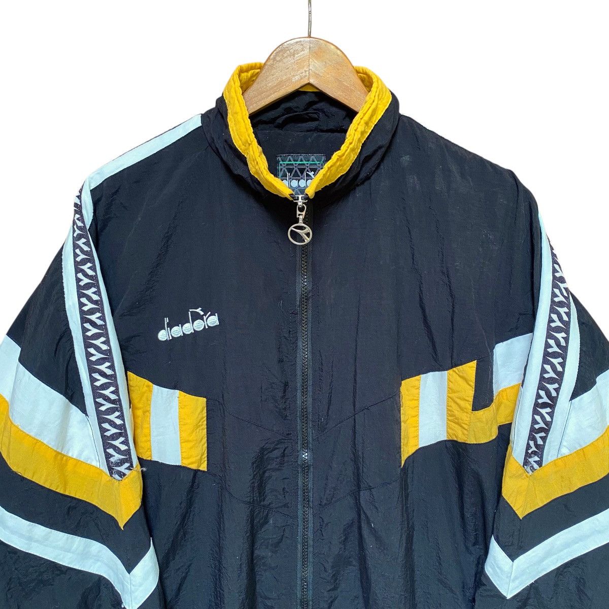 Converse × Vintage 🔥90s DIADORA TRAINER SPORT JACKET Size US L / EU 52-54 / 3 - 4 Thumbnail