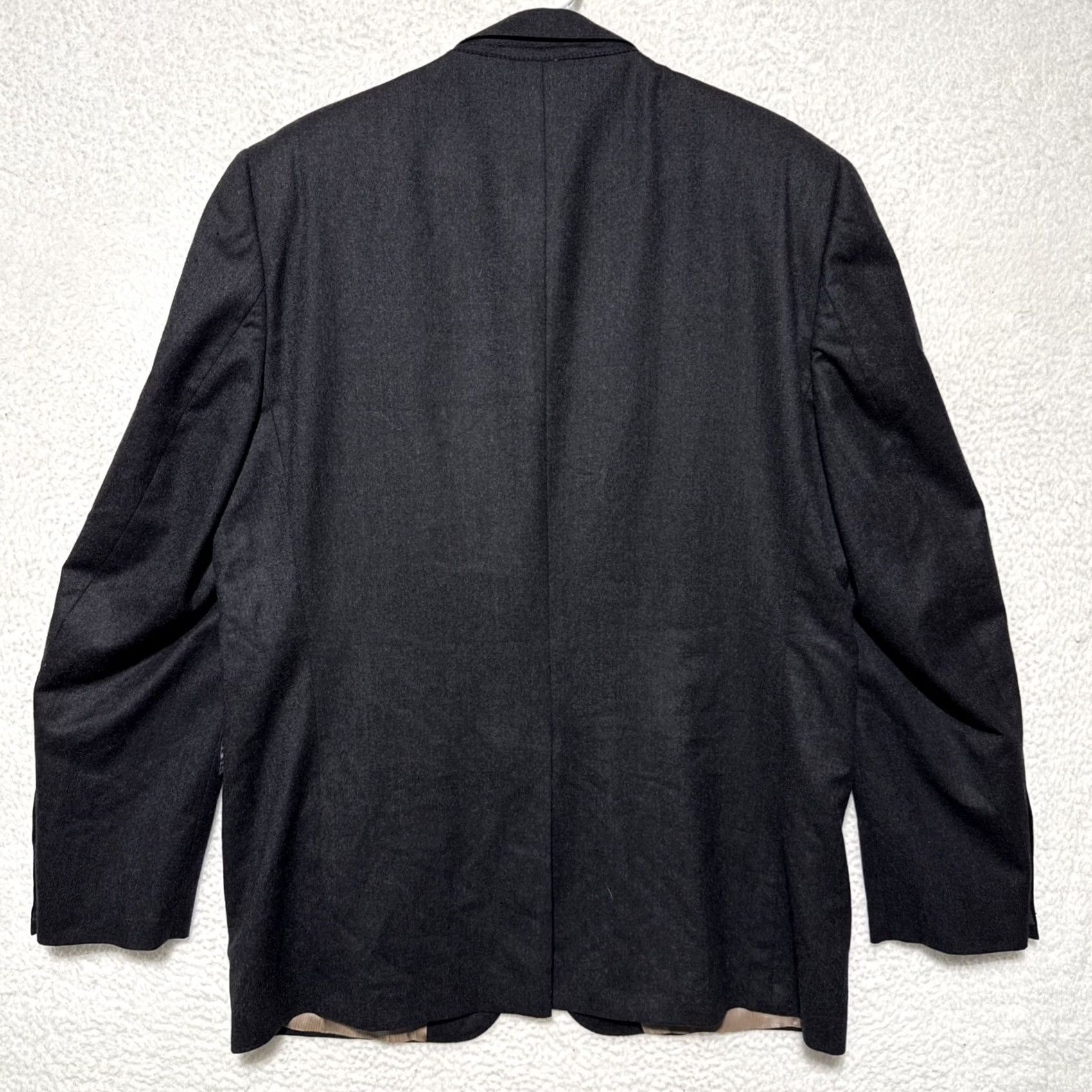 Jack Victor Jack Victor Mens Blazer 44L Wool Navy Blue Solid Single-Breasted Two-Button Notch Lapel Long Jacket Regular Fit Dry Clean Only 100% Wool Vintage No Size 44R - 2 Thumbnail