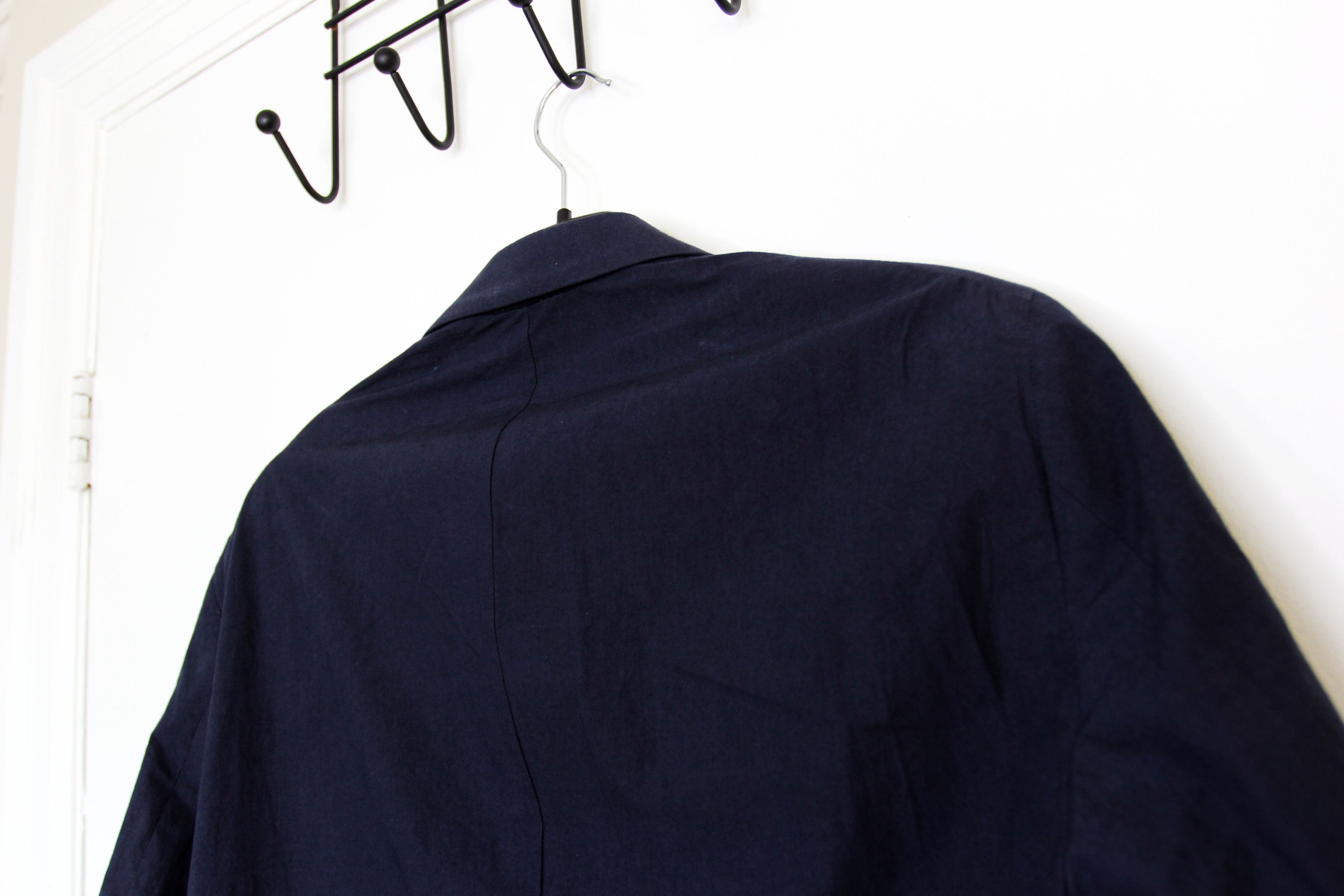 Other BNWT SS24 ECOLE DE PENSEE NAVY POPLIN JACKET 48 Size US M / EU 48-50 / 2 - 6 Thumbnail