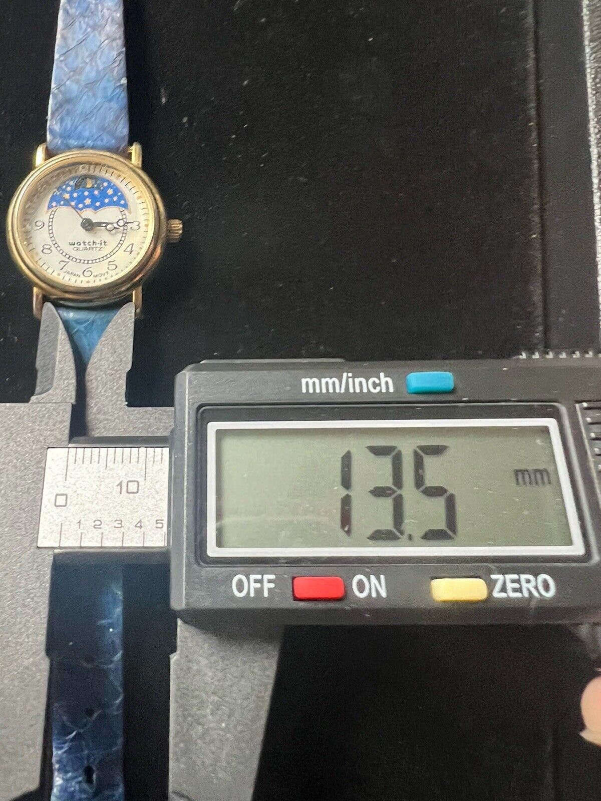 Designer Women's Watch-It Quartz Moonphase watch New Battery Size ONE SIZE - 3 Thumbnail