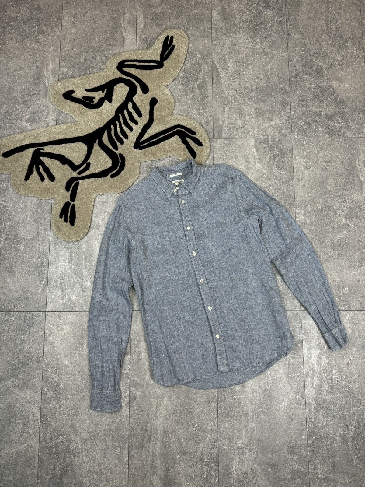 Allsaints × Japanese Brand Mens AllSaints Reaper LS Shirts button up linen luxury Size US S / EU 44-46 / 1 - 1 Thumbnail