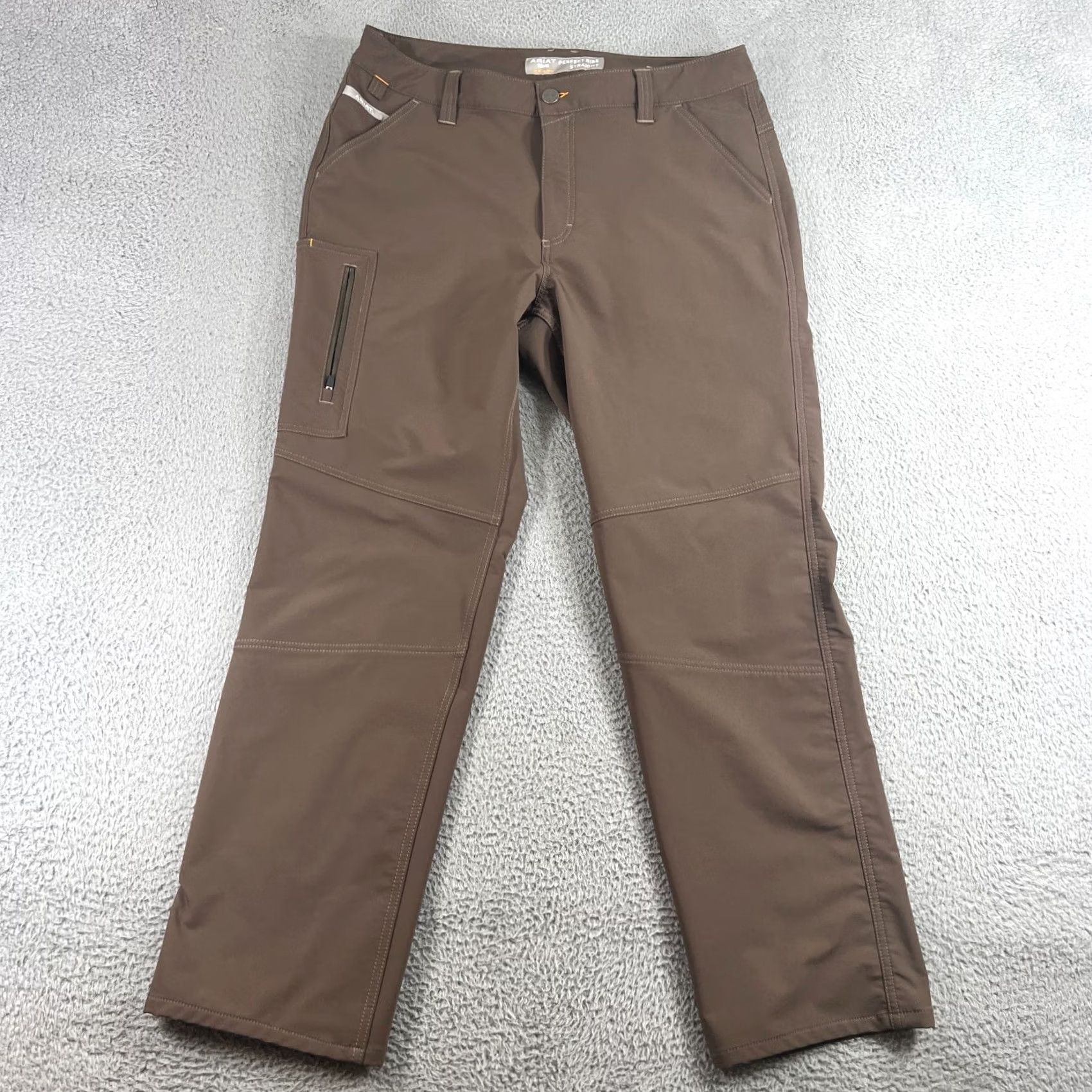 Ariat Ariat Rebar Pants Womens 32 S Brown Perfect Rise Straight Work 35x31 Size 24" / US 00 / IT 34 - 2 Thumbnail