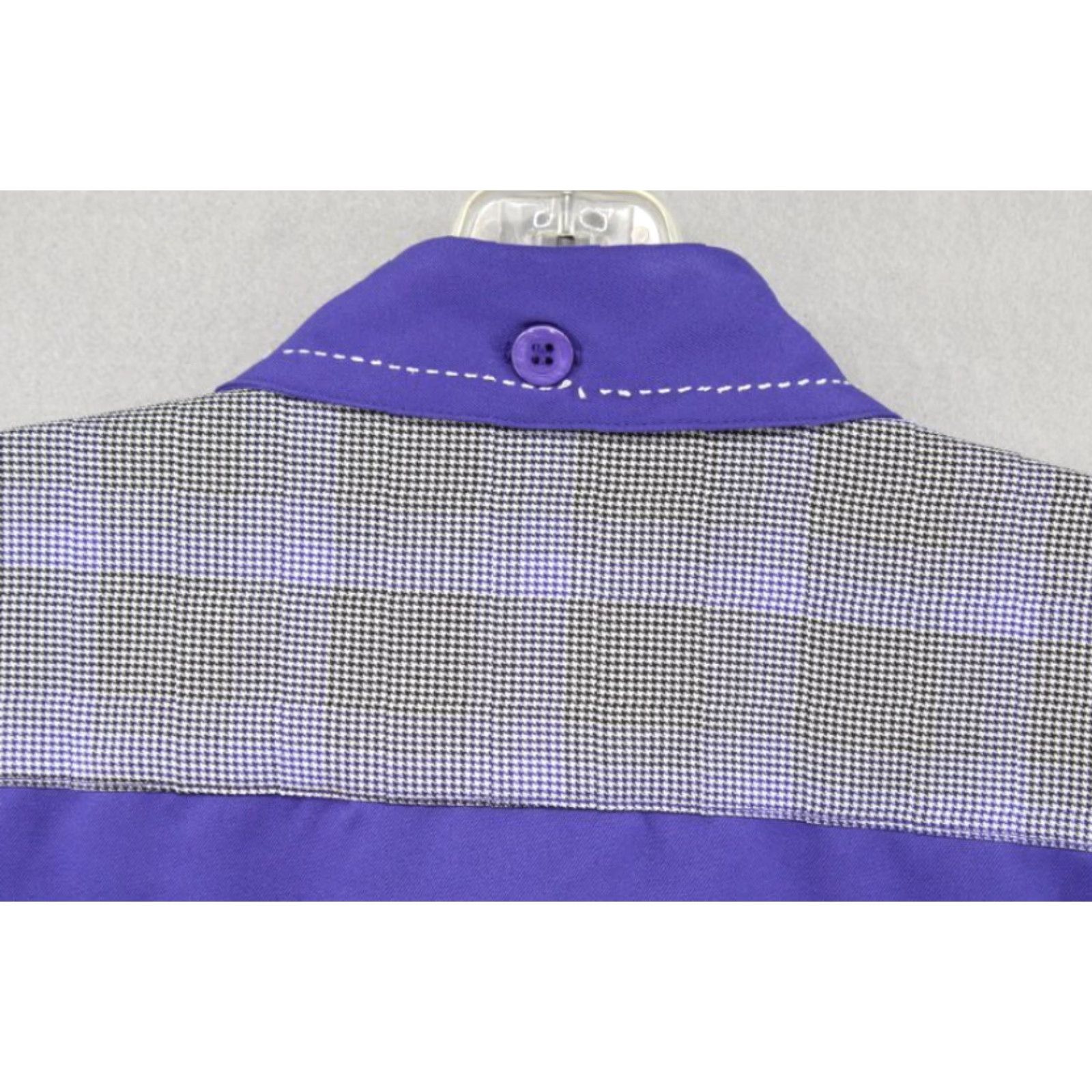 Stacy Adams VTG Stacy Adams Y2K Shirt Men's Large Houndstooth Short Sleeve Bowling Casual Size US L / EU 52-54 / 3 - 6 Thumbnail