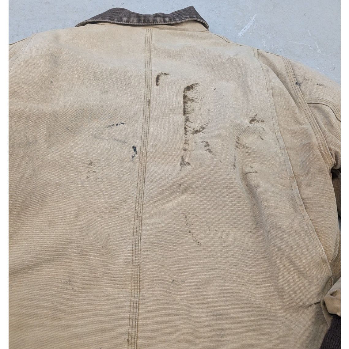 Carhartt × Vintage Vintage Made USA Carhartt 421 Work Wear Jacket Lined Size US XL / EU 56 / 4 - 6 Thumbnail
