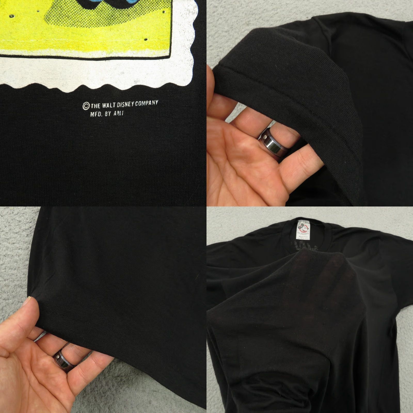Disney VTG Disney Shirt Large Men 80s Made in USA 50/50 Single Stitch Tee Mickey Minnie Size US L / EU 52-54 / 3 - 8 Thumbnail