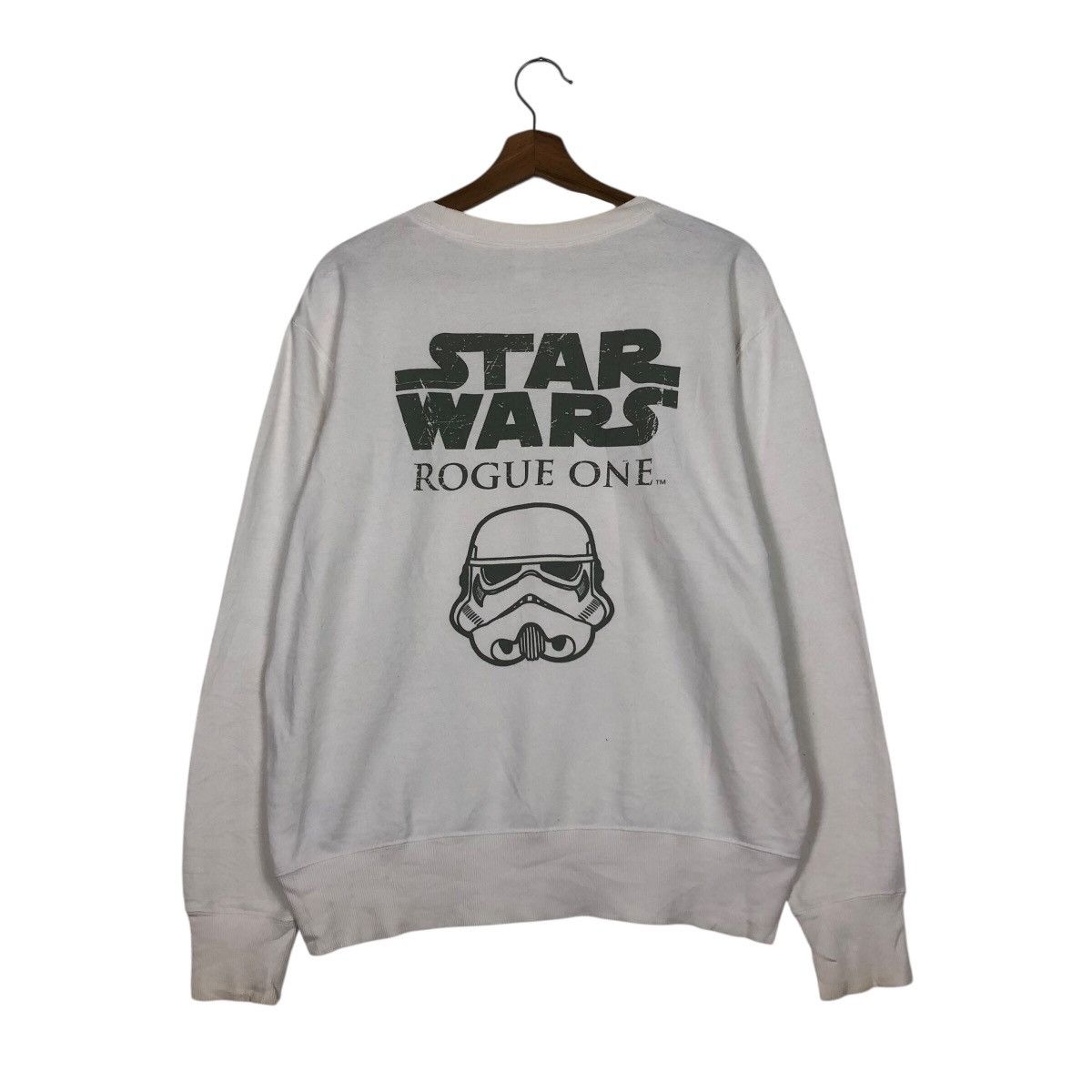 Japanese Brand 📌Vintage Sweatshirt Movie Star Wars Storm Trooper Big Logo Size US M / EU 48-50 / 2 - 9 Thumbnail