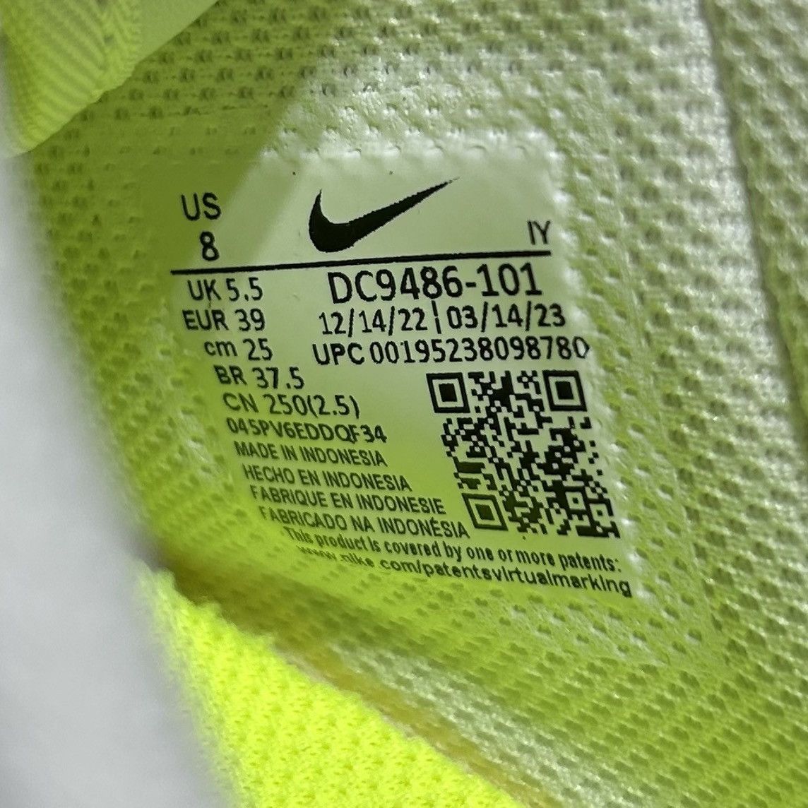 Nike Nike Air Force 1 Low Next Nature White DC9486-101 Size 8 NEW Size US 8 / IT 38 - 6 Thumbnail