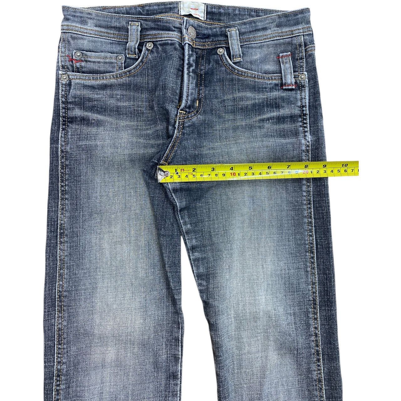 Edwin Edwin 503 Faded Black Wash Style Flare Jeans Size US 28 / EU 44 - 10 Thumbnail