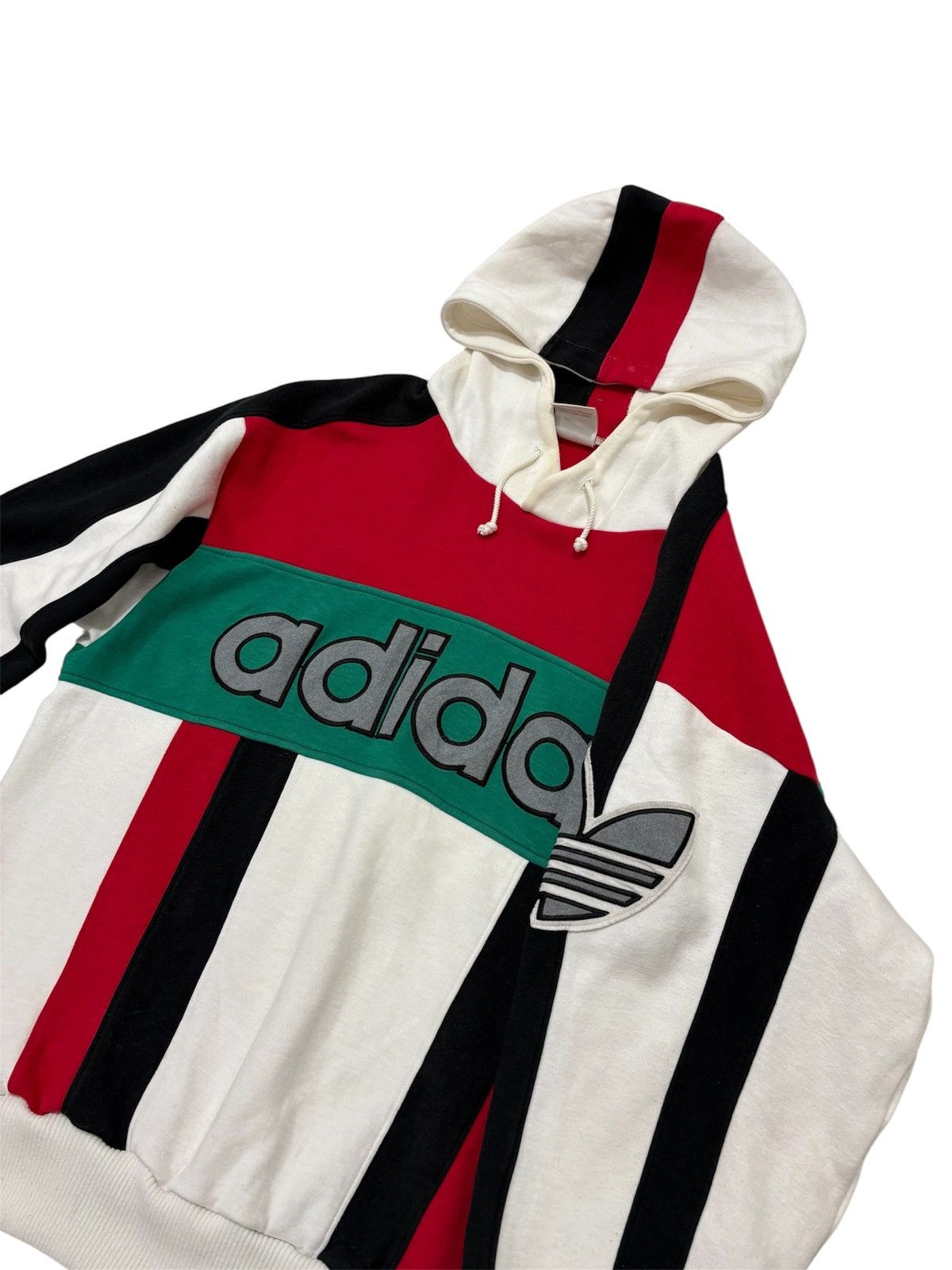 Adidas 🔥Rare Vintage 90s Adidas Descente Spellout Hoodie Big Logo Size US M / EU 48-50 / 2 - 13 Thumbnail