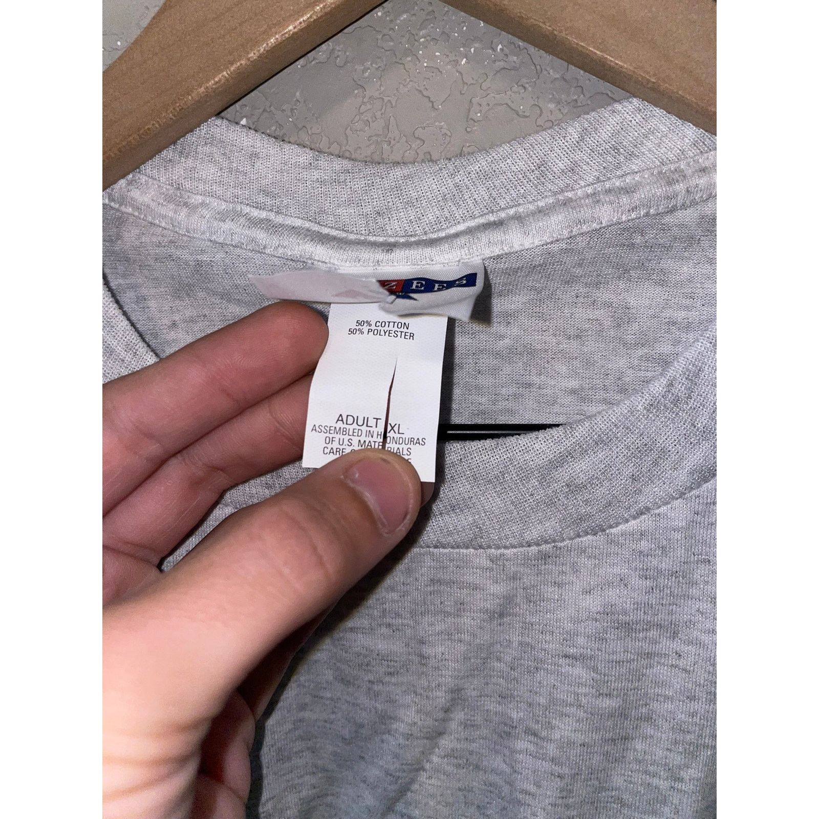 Jerzees Vintage Pi Math Shirt Jerzees Pi PII p3 Gray Tee VTG 90s XL Size US XL / EU 56 / 4 - 6 Thumbnail