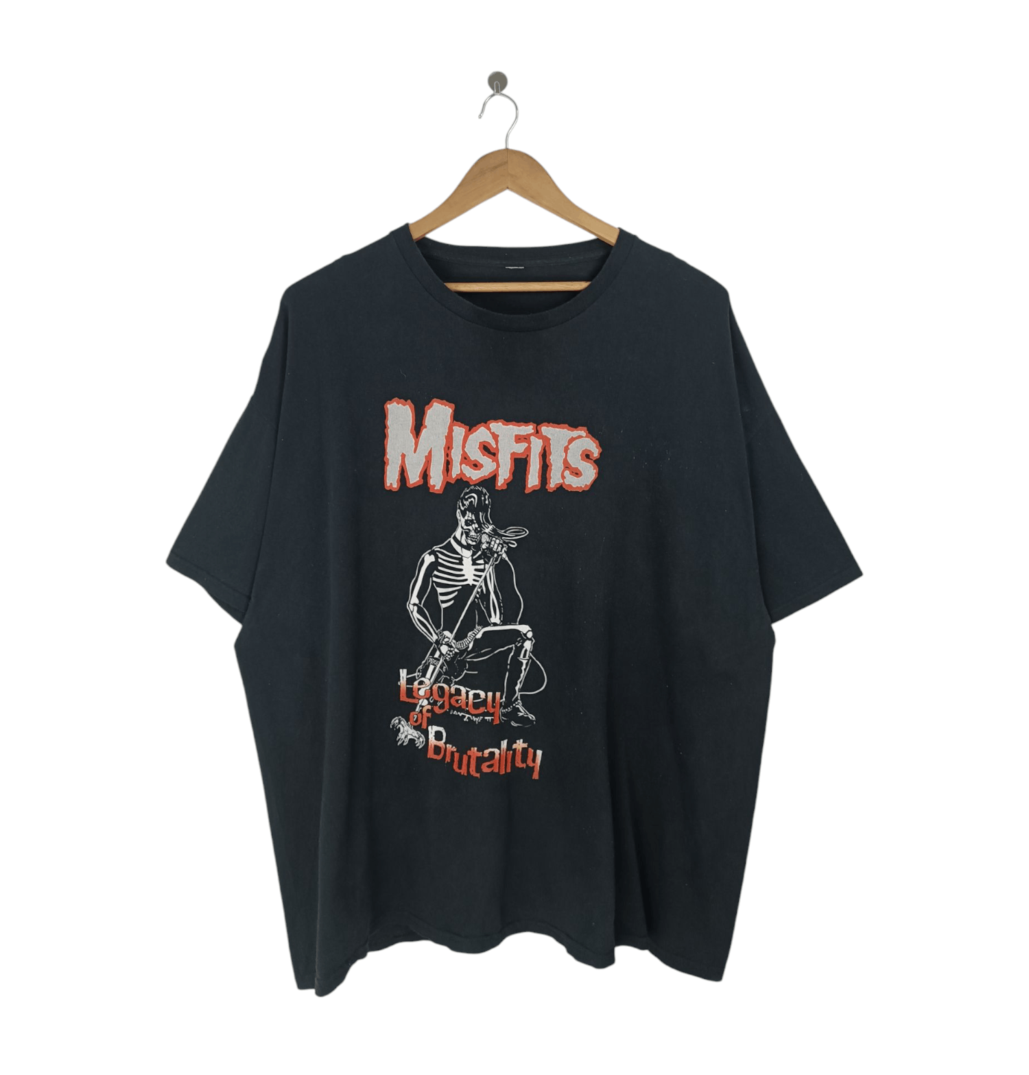 Band Tees VINTAGE MISFITS LEGACY OF BRUTALITY PUNK TEE rancid ramones Size US XXL / EU 58 / 5 - 1 Thumbnail