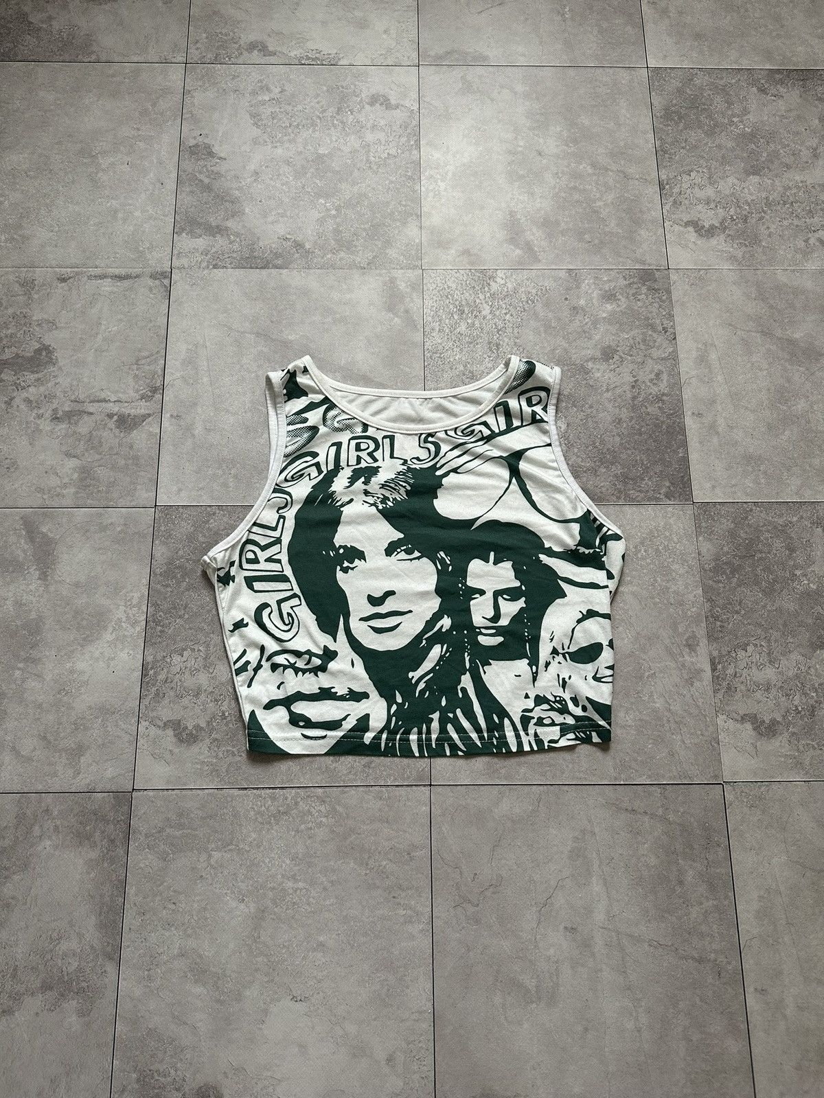 Hysteric Glamour Cute GIRLS Graphic Y2K Tank Top Hysteric Glamour JPG Style S Size S / US 4 / IT 40 - 1 Thumbnail