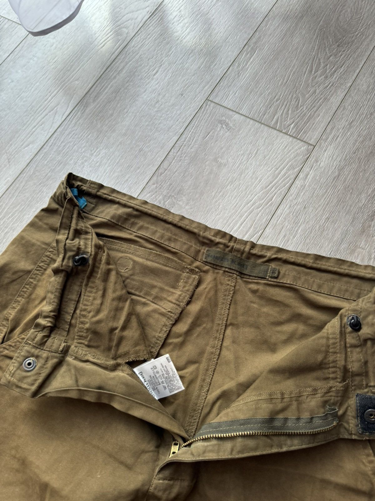 Japanese Brand × Seditionaries × Vintage Vintage Aem Kei Khaki Cargo Pants Size US 36 / EU 52 - 6 Thumbnail