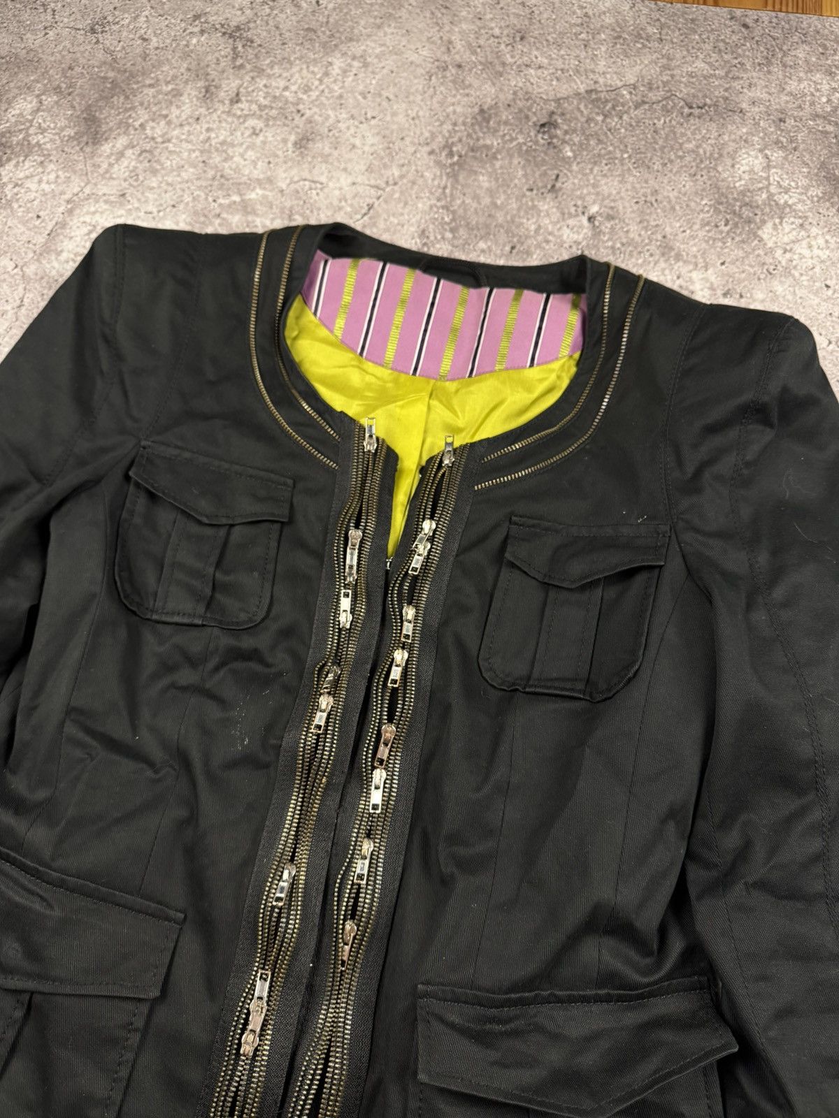 Japanese Brand Vintage Japanese Avant Garde Y2K punk goth Multi Zip Jacket Size M / US 6-8 / IT 42-44 - 4 Thumbnail