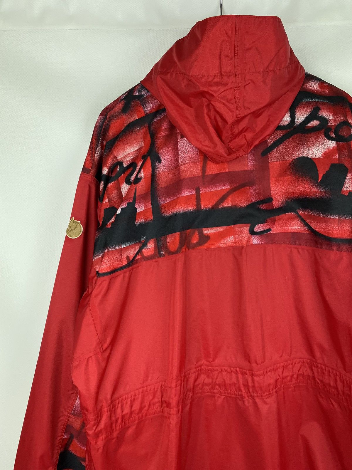 Fjallraven × Vintage Fjallraven vintage overprinted hooded windbreaker jacket Size US L / EU 52-54 / 3 - 15 Thumbnail