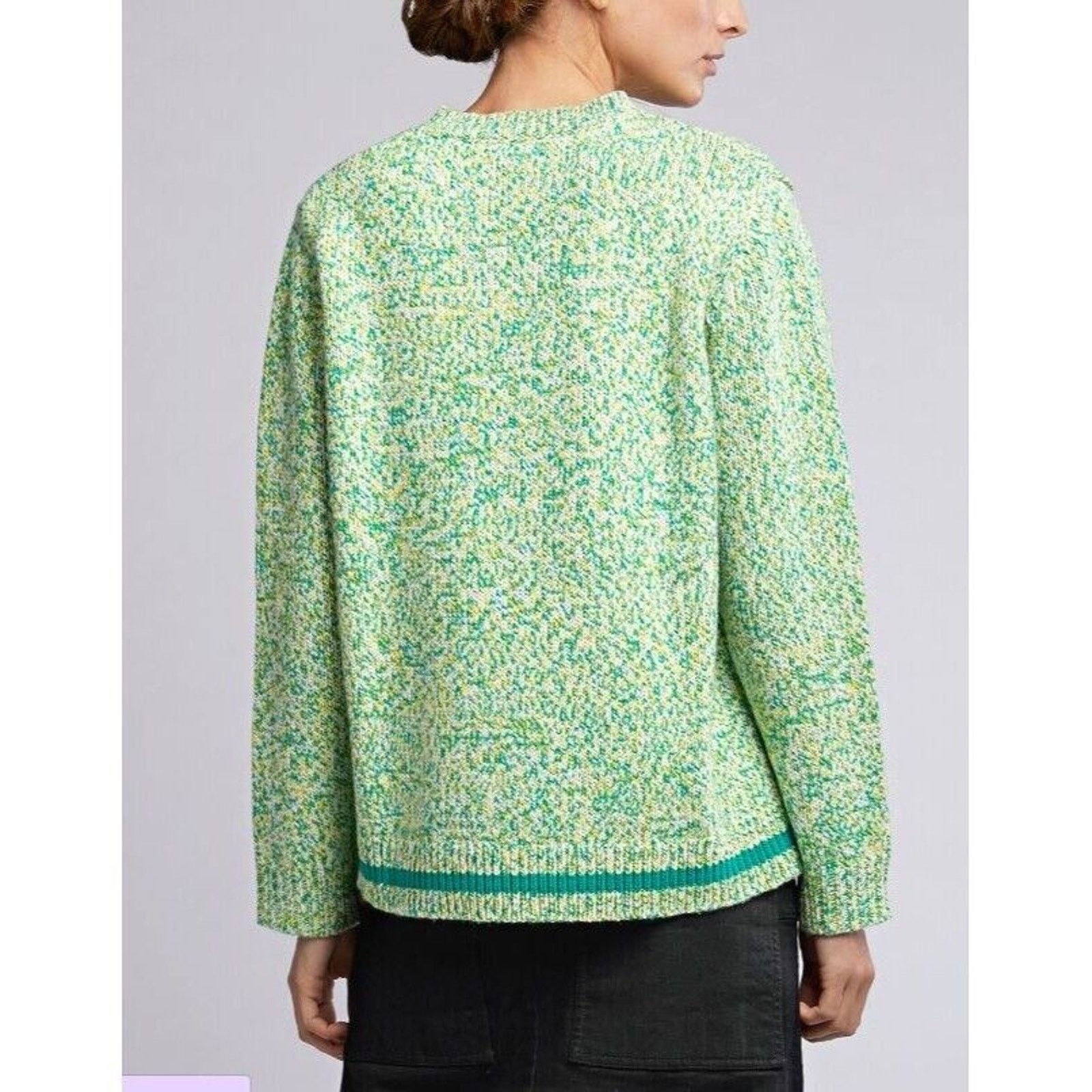 CHINTI & PARKER Chinti & Parker Womens Wool "Love" Pullover Sweater L Preppy Size L / US 10 / IT 46 - 9 Thumbnail