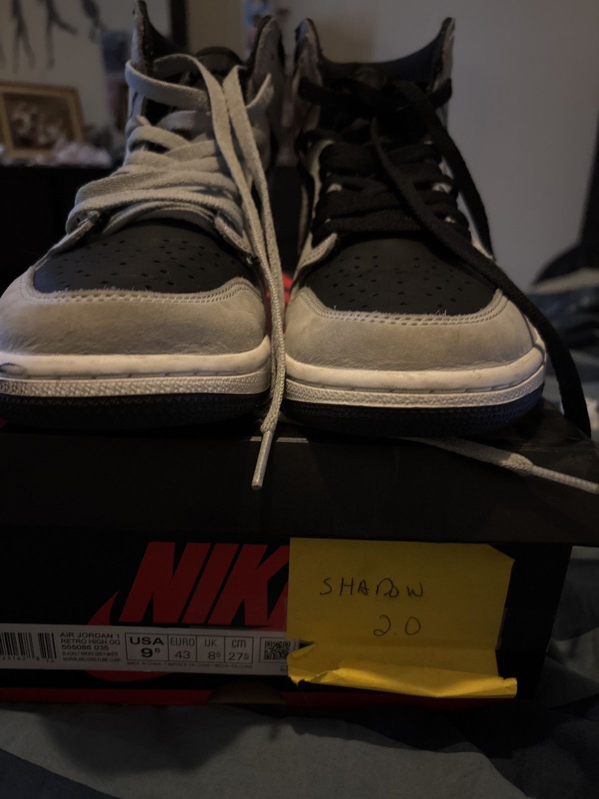 Jordan Brand Air Jordan 1 Shadow 2.0 High Size US 9.5 / EU 42-43 - 3 Thumbnail