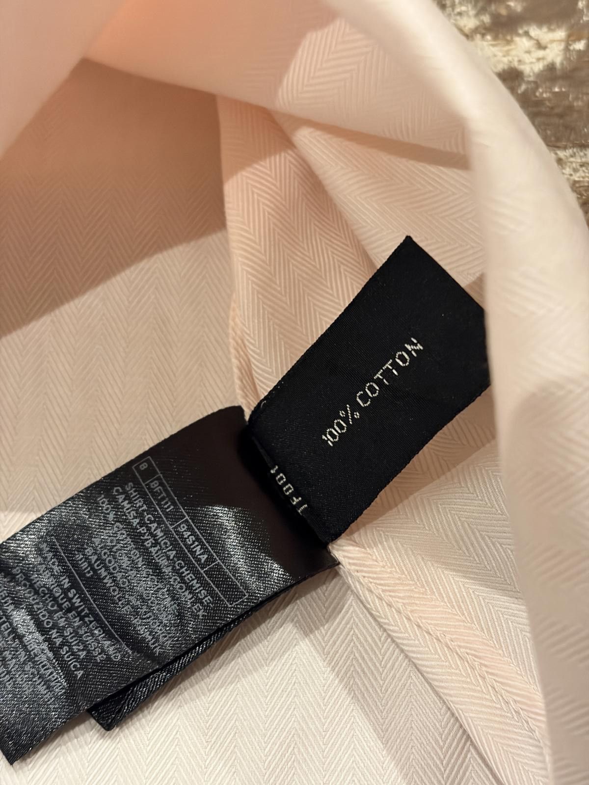 Tom Ford Tom Ford Herringbone Dress Shirt Size US XL / EU 56 / 4 - 8 Thumbnail