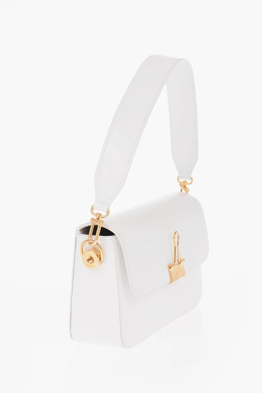 Off-White og1mm0426 Size: OS / Leather Shoulder Bag in White Size ONE SIZE - 2 Thumbnail