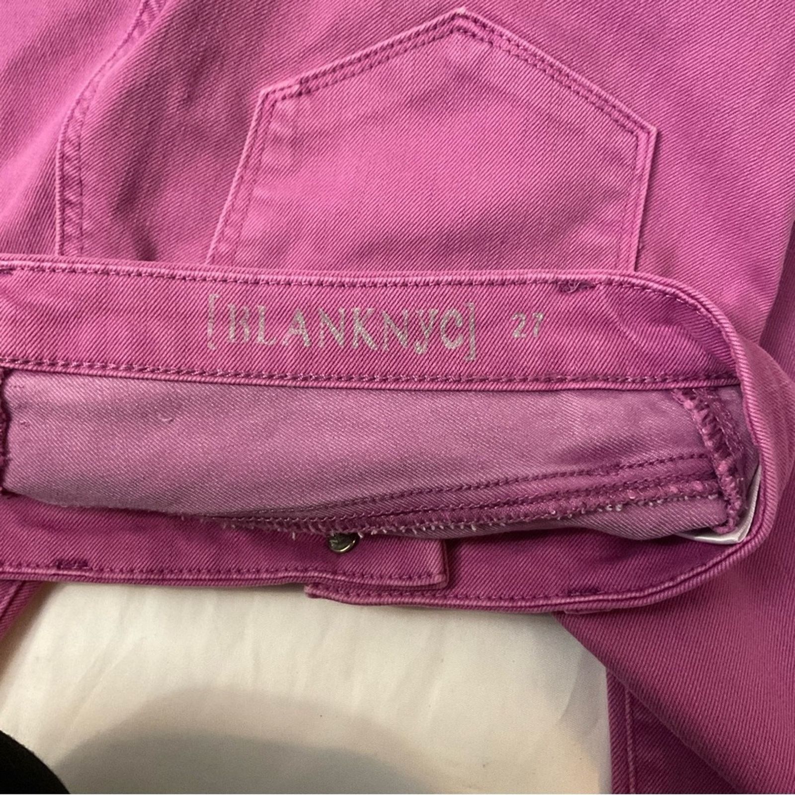 BLANKNYC Blank NYC Pink Denim Skinny Jeans 27 Size 27" / US 4 / IT 40 - 10 Thumbnail